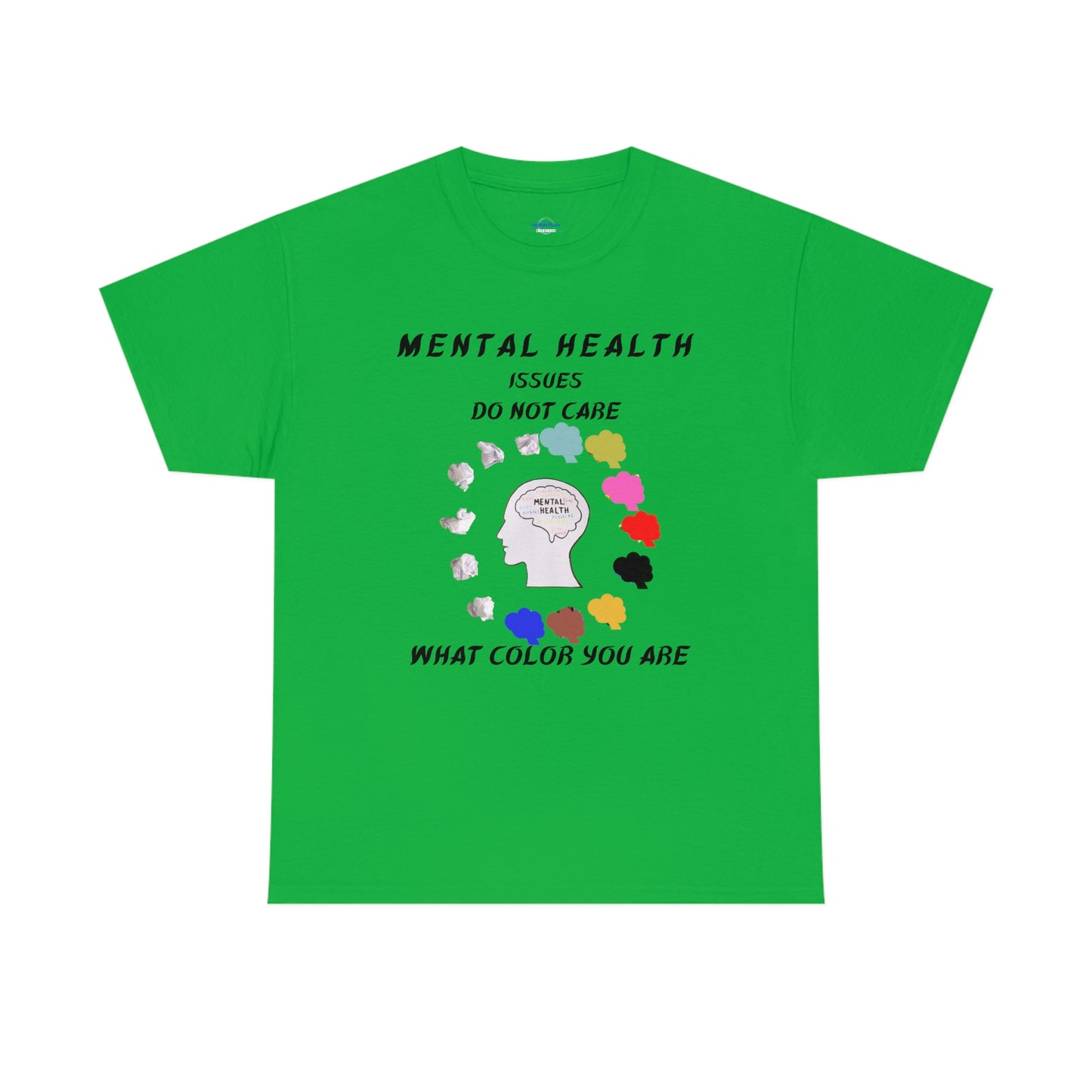 Mental Health Color Unisex Heavy Cotton Tee