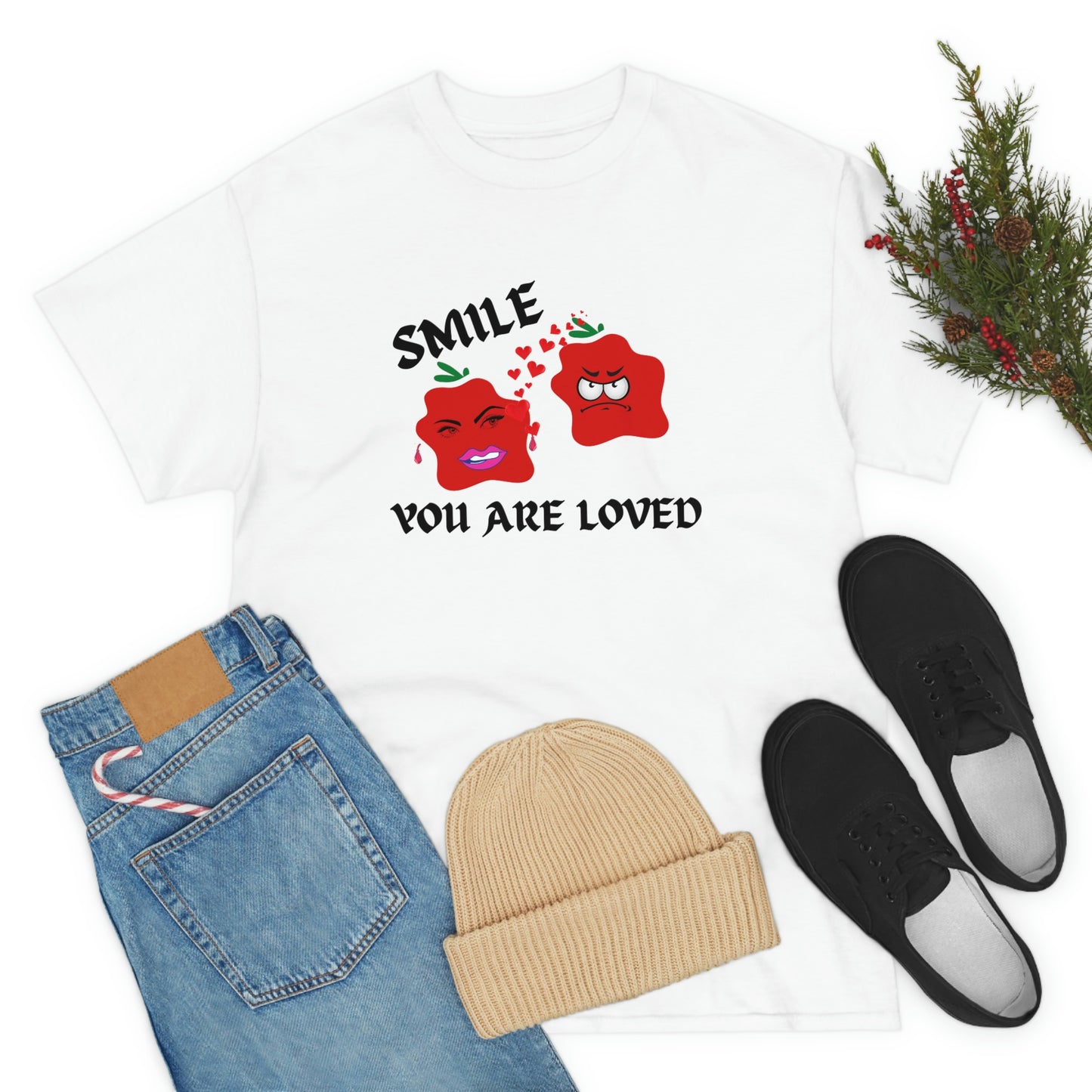 Smile Unisex Heavy Cotton Tee