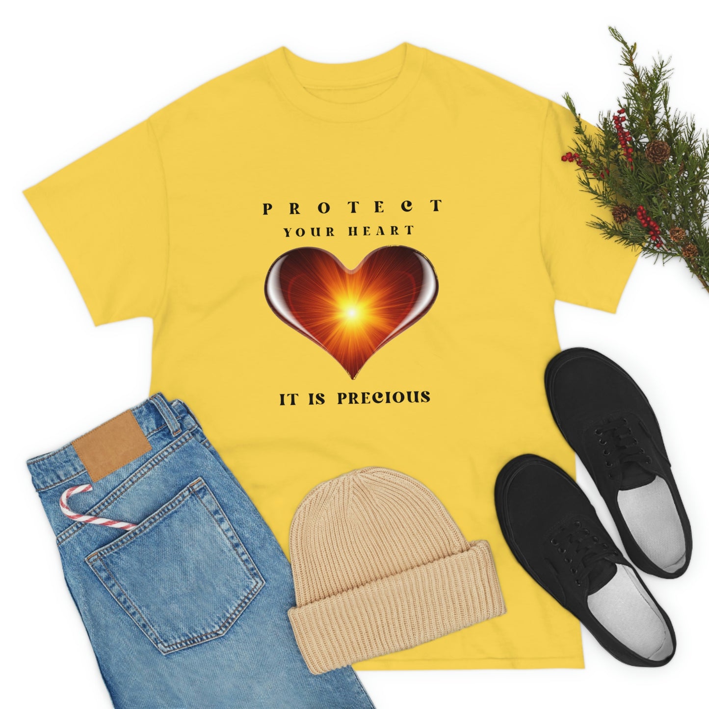 Protect Your Heart Unisex Heavy Cotton Tee