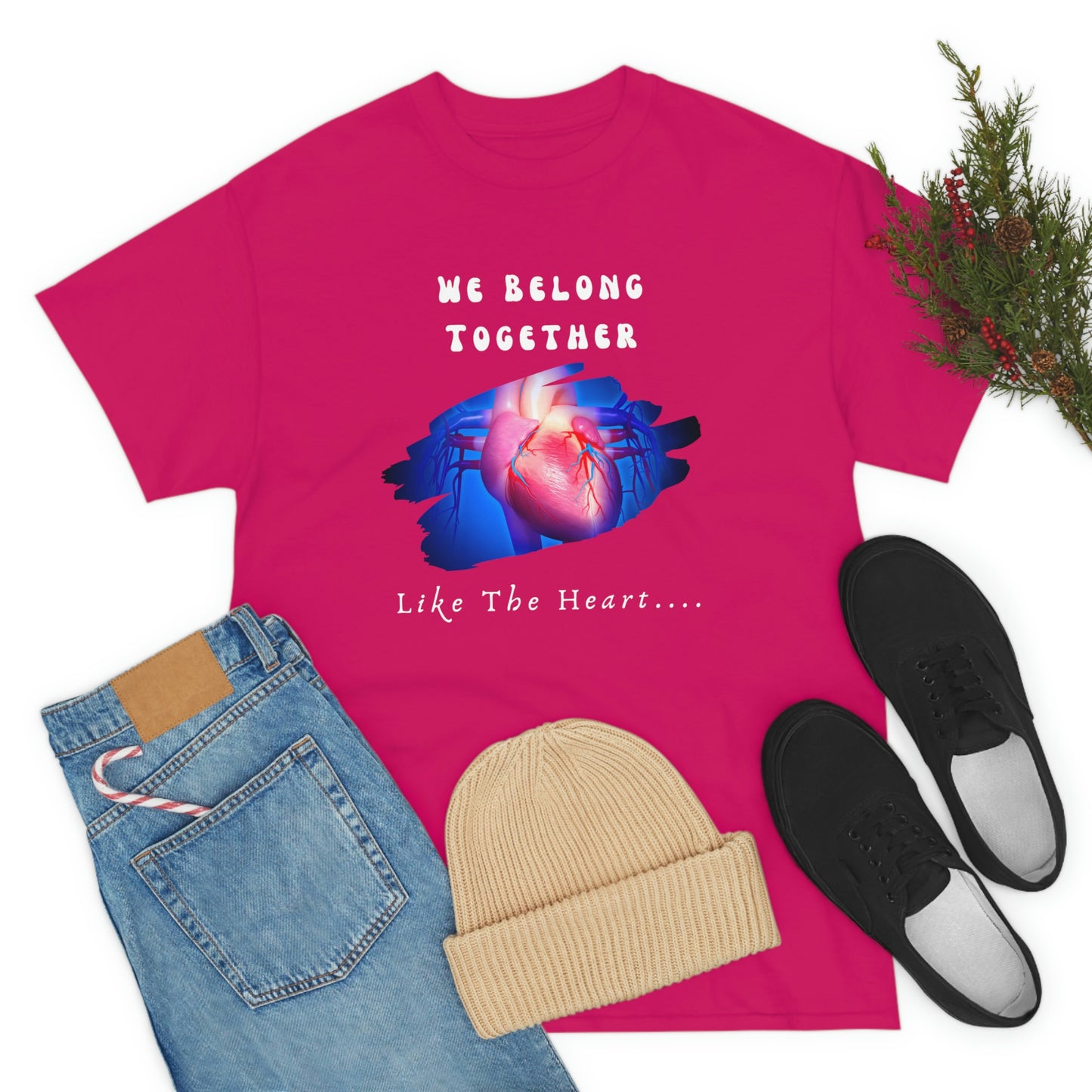 Stronger Together, Love, Unisex Heavy Cotton Tee