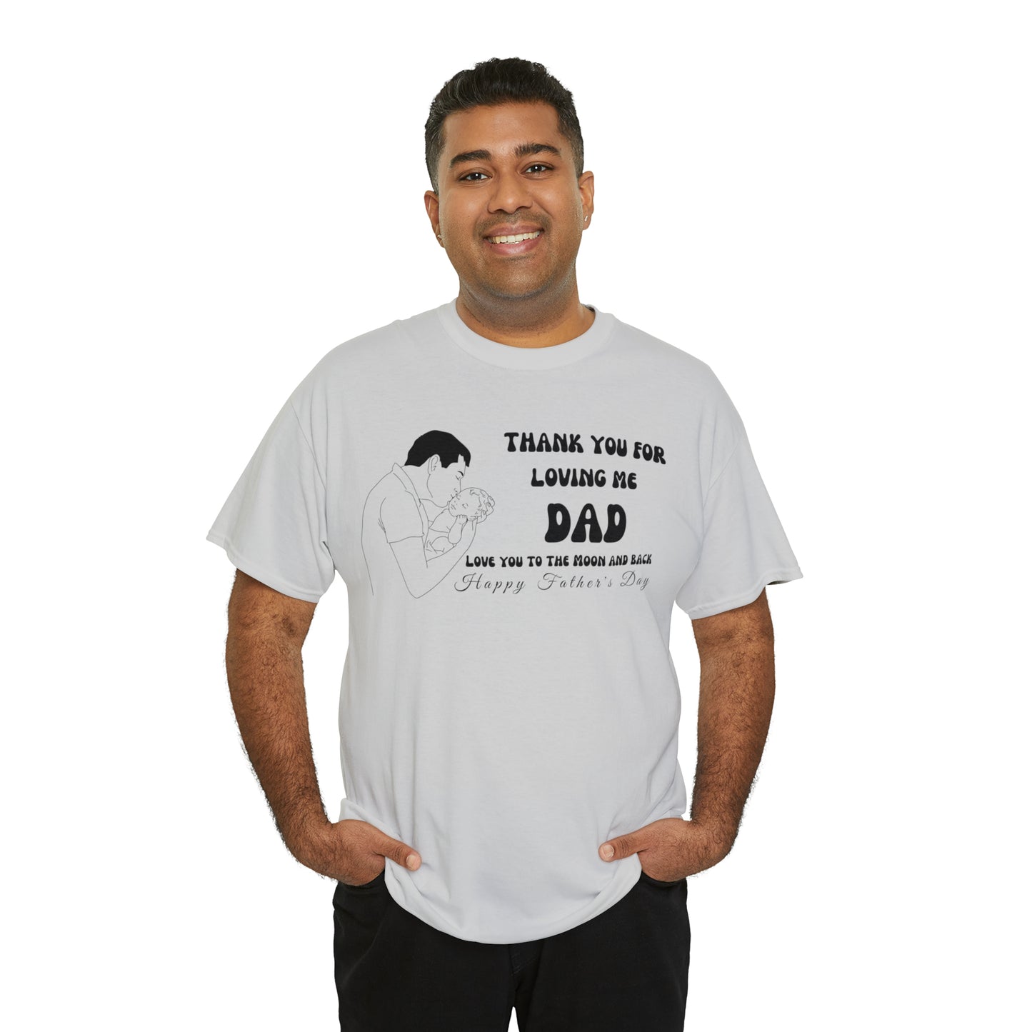 Exotic Print Father's Day Unisex Heavy Cotton Tee