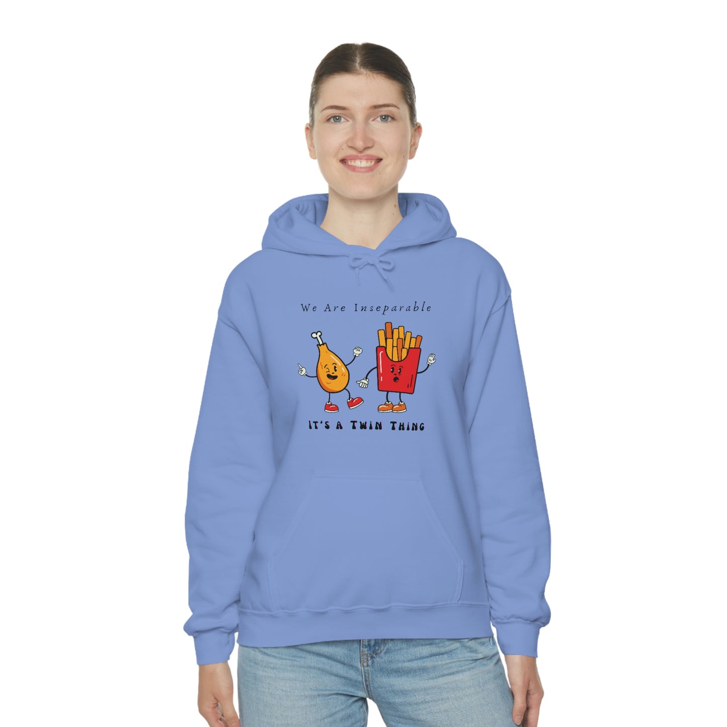 Twin, Unisex Heavy Blend™ Hooded Sweatshirt