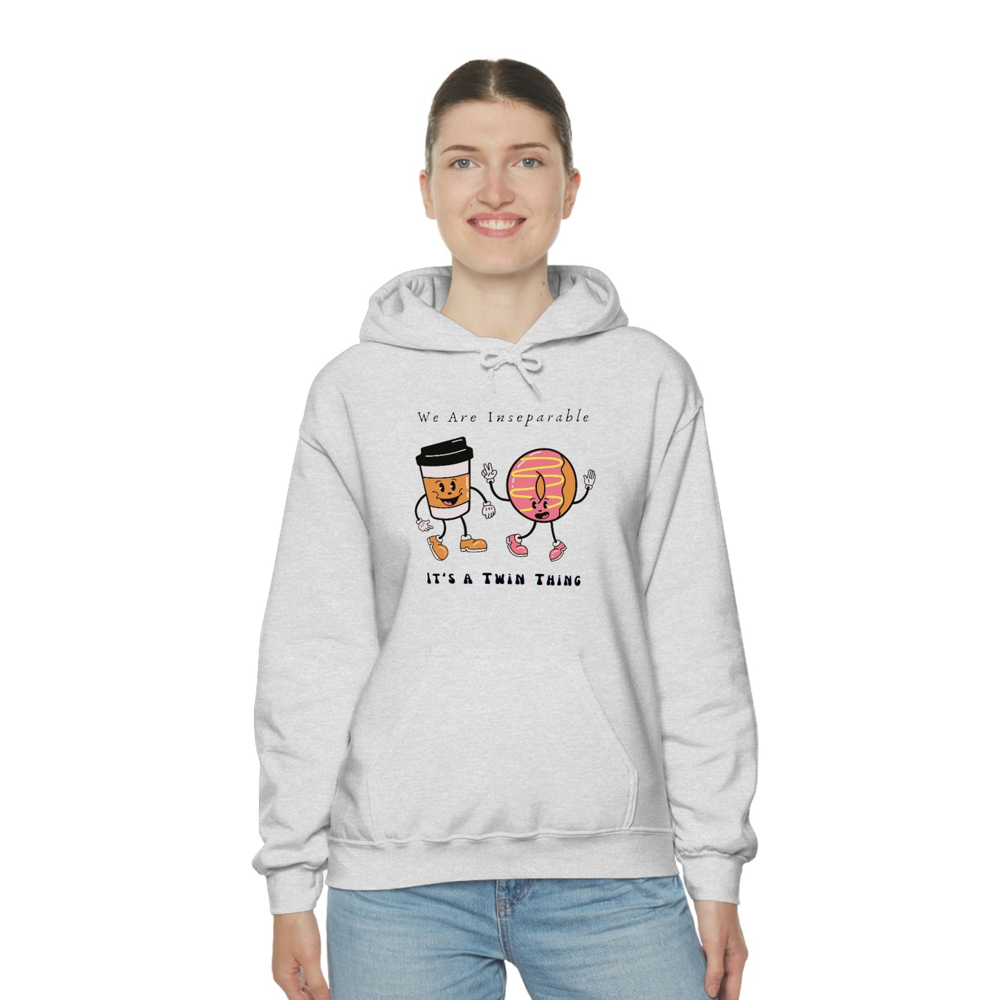 Twin, Unisex Heavy Blend™ Hooded Sweatshirt