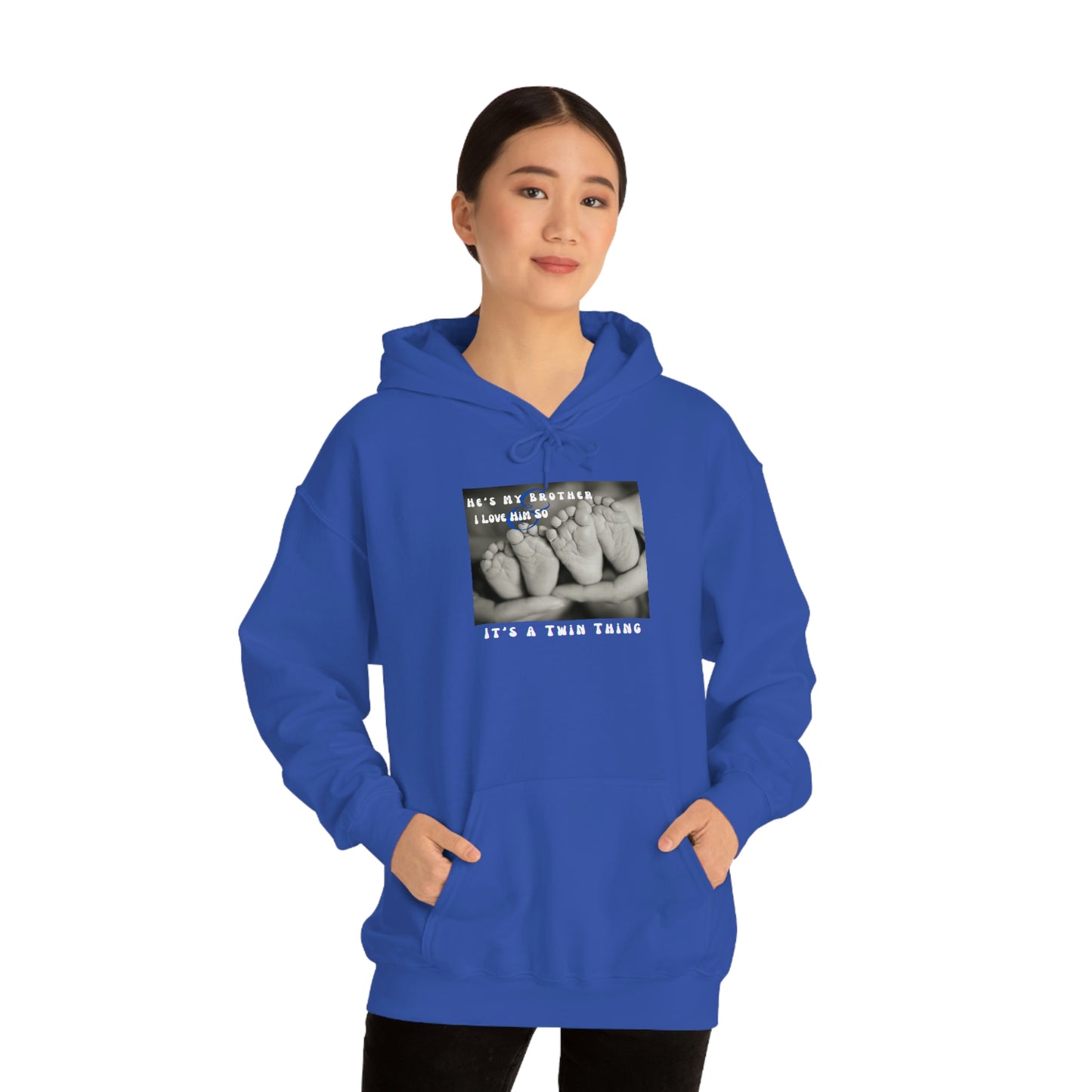 Twin, Unisex Heavy Blend™ Hooded Sweatshirt