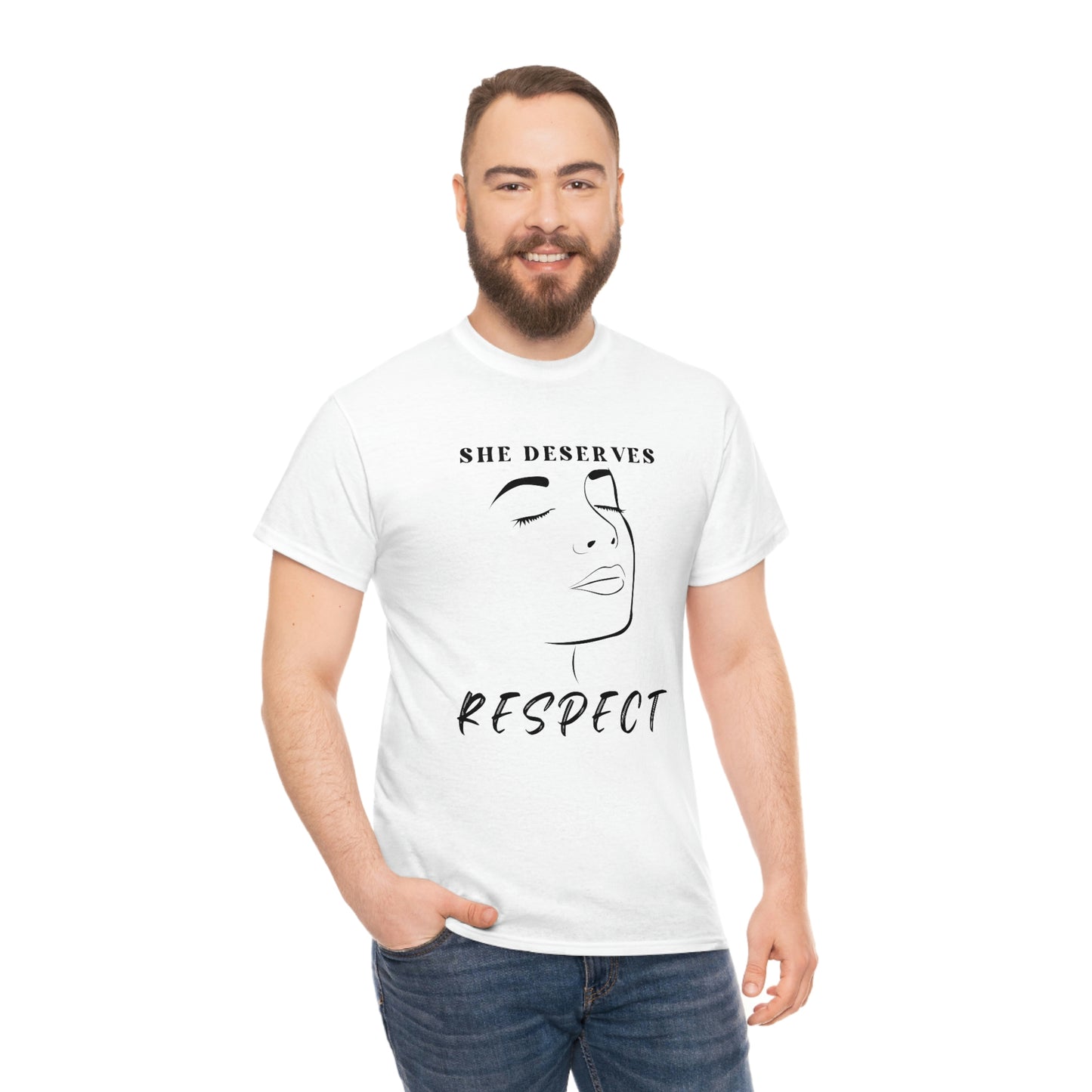 Respect Unisex Heavy Cotton Tee