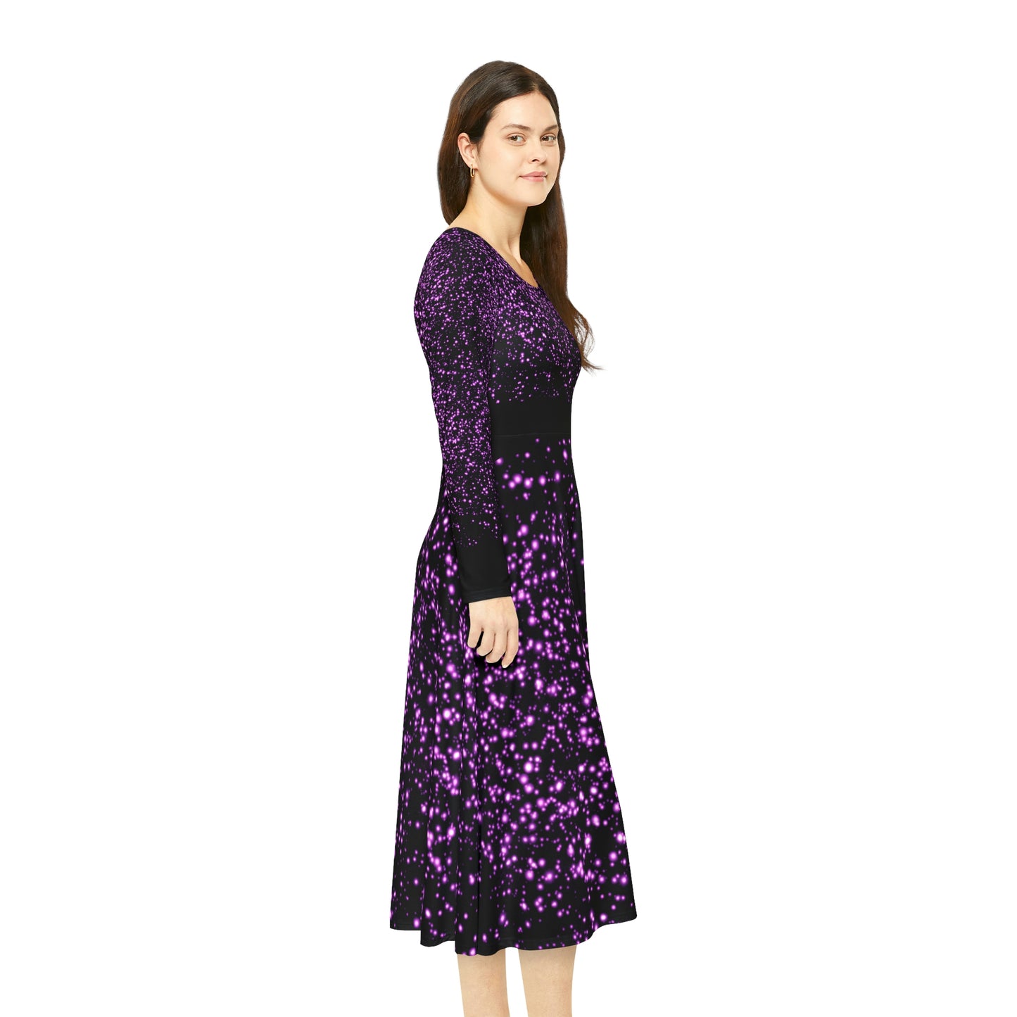 Women's Long Sleeve Dance Dress