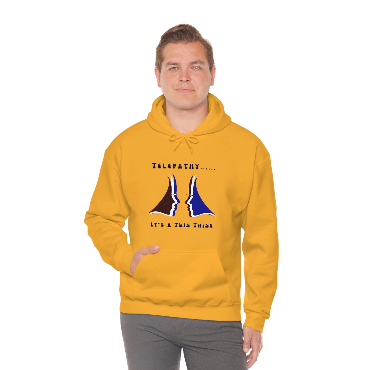 Twin, Unisex Heavy Blend™ Hooded Sweatshirt