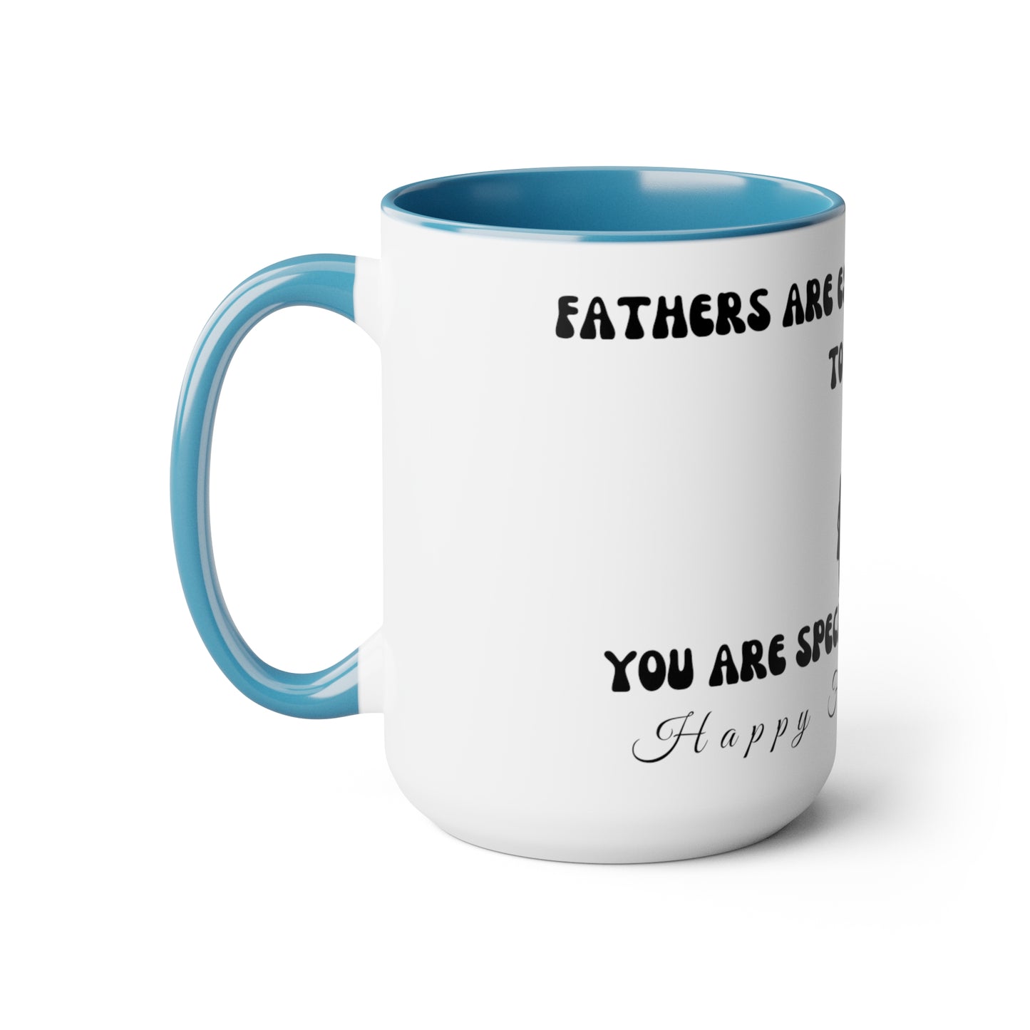 Exotic Print Father's Day Two-Tone Coffee Mugs, 15oz