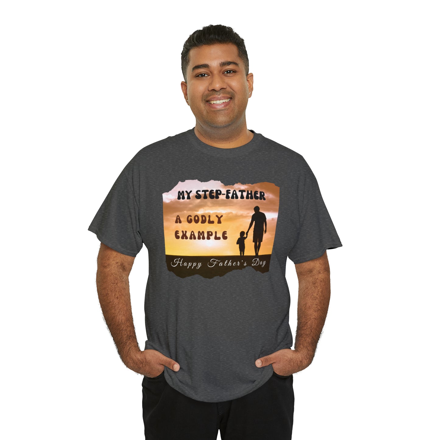 Exotic Print Father's Day Unisex Heavy Cotton Tee