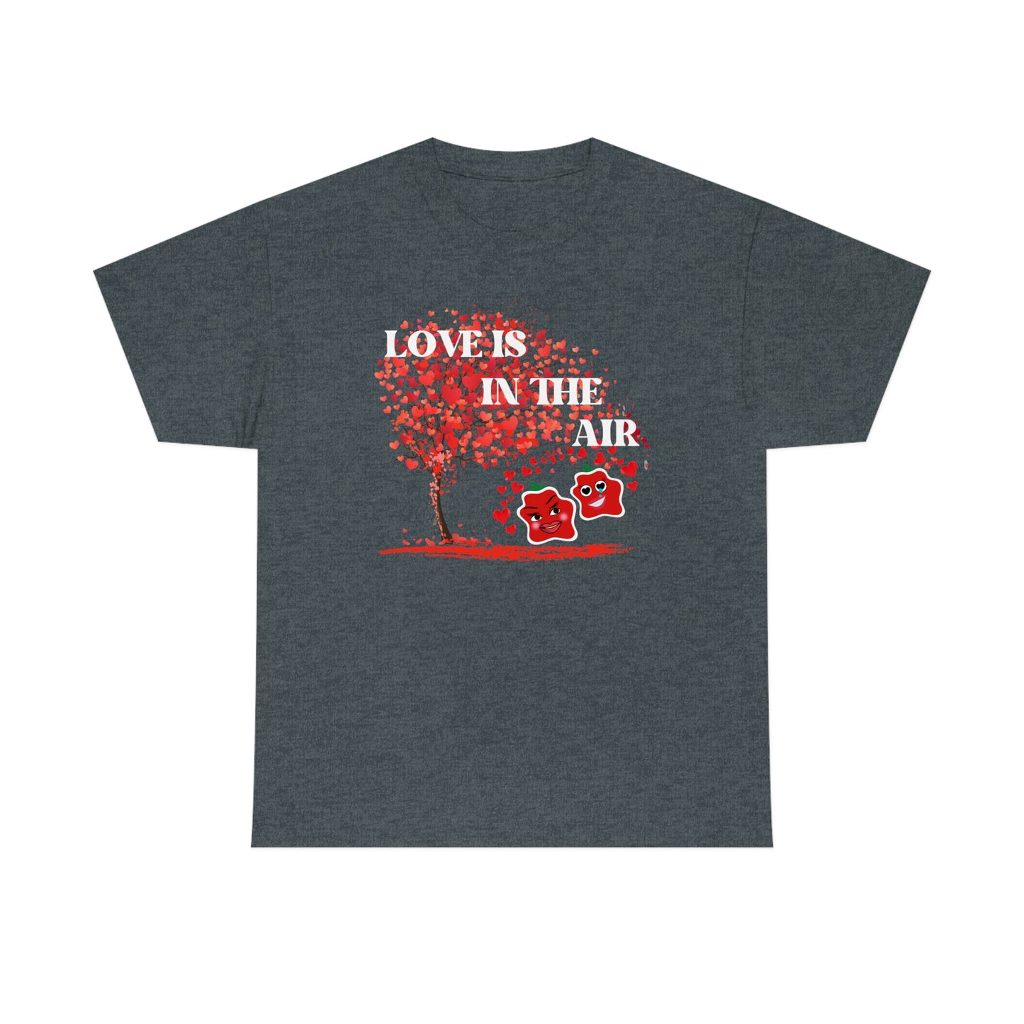 Love Is In The Air Smile Unisex Heavy Cotton Tee