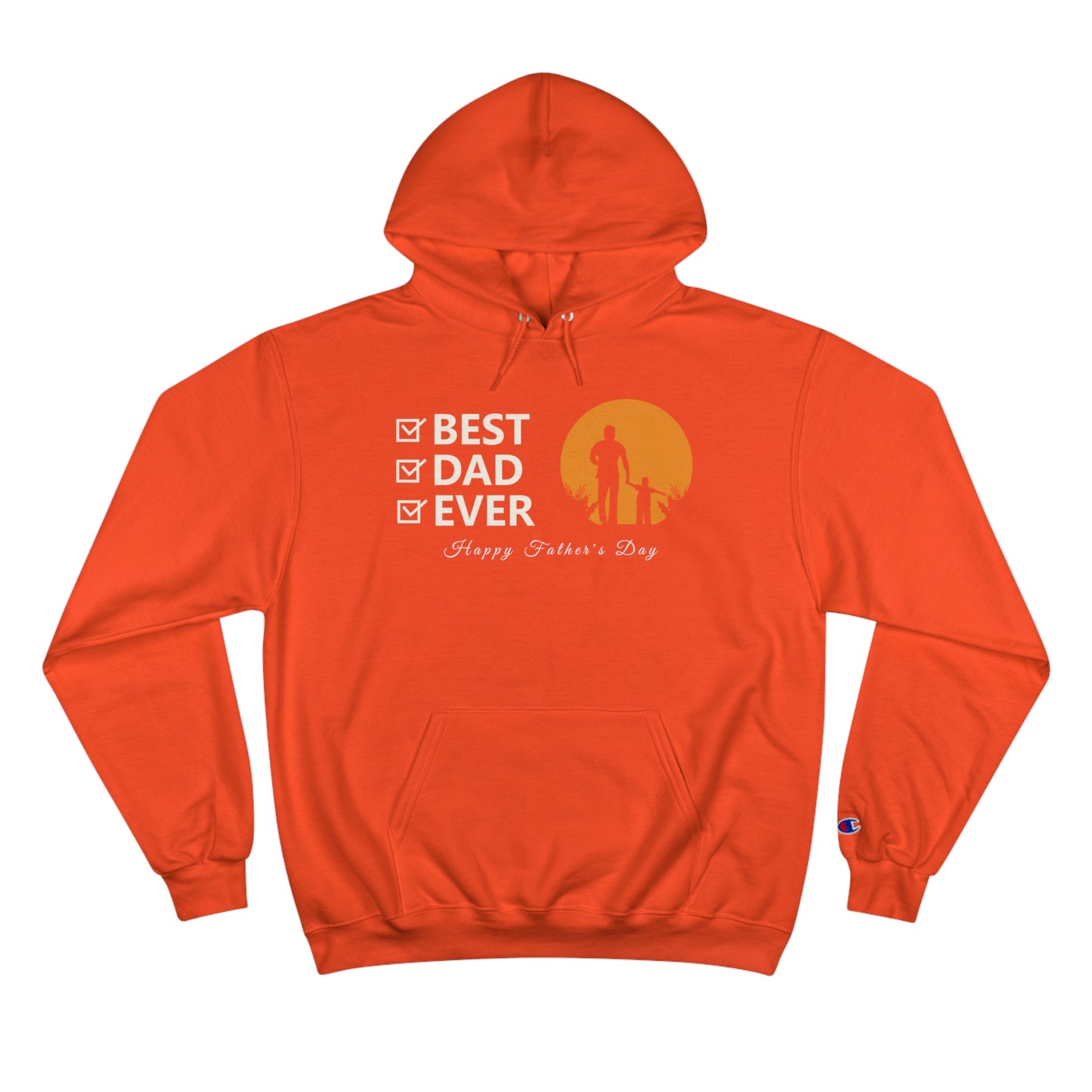 Exotic Print Father's Day Champion Hoodie