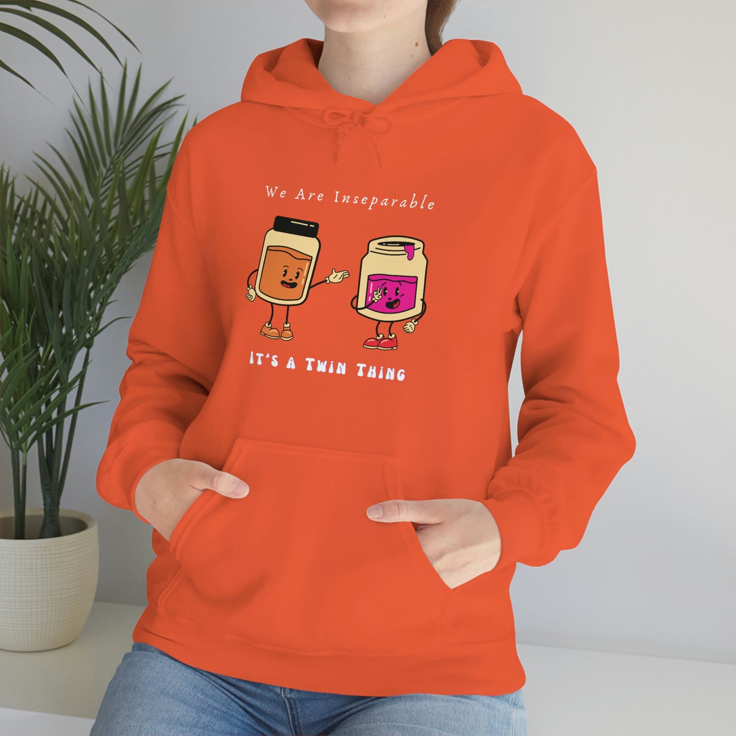 Twin, Unisex Heavy Blend™ Hooded Sweatshirt