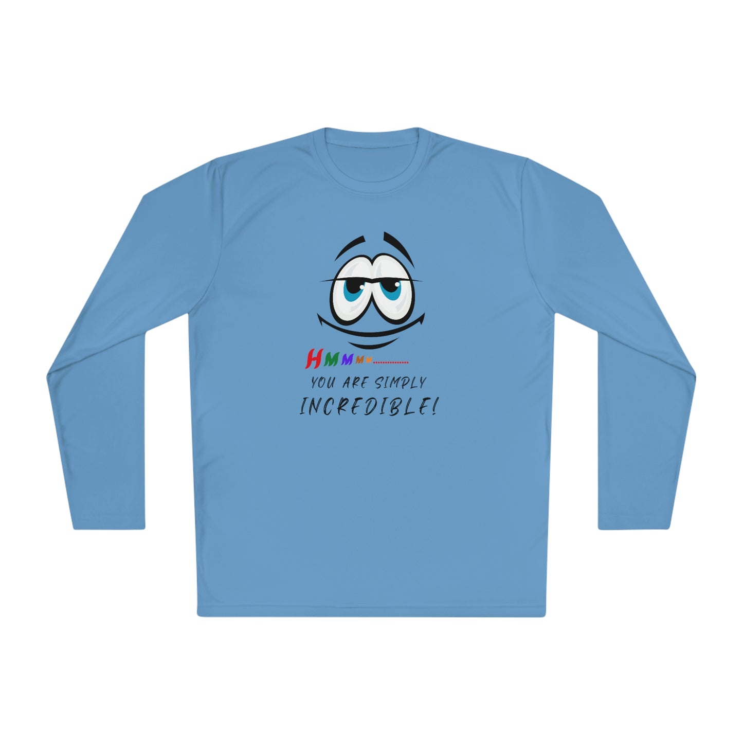 Hmmm, Unisex Lightweight Long Sleeve Tee