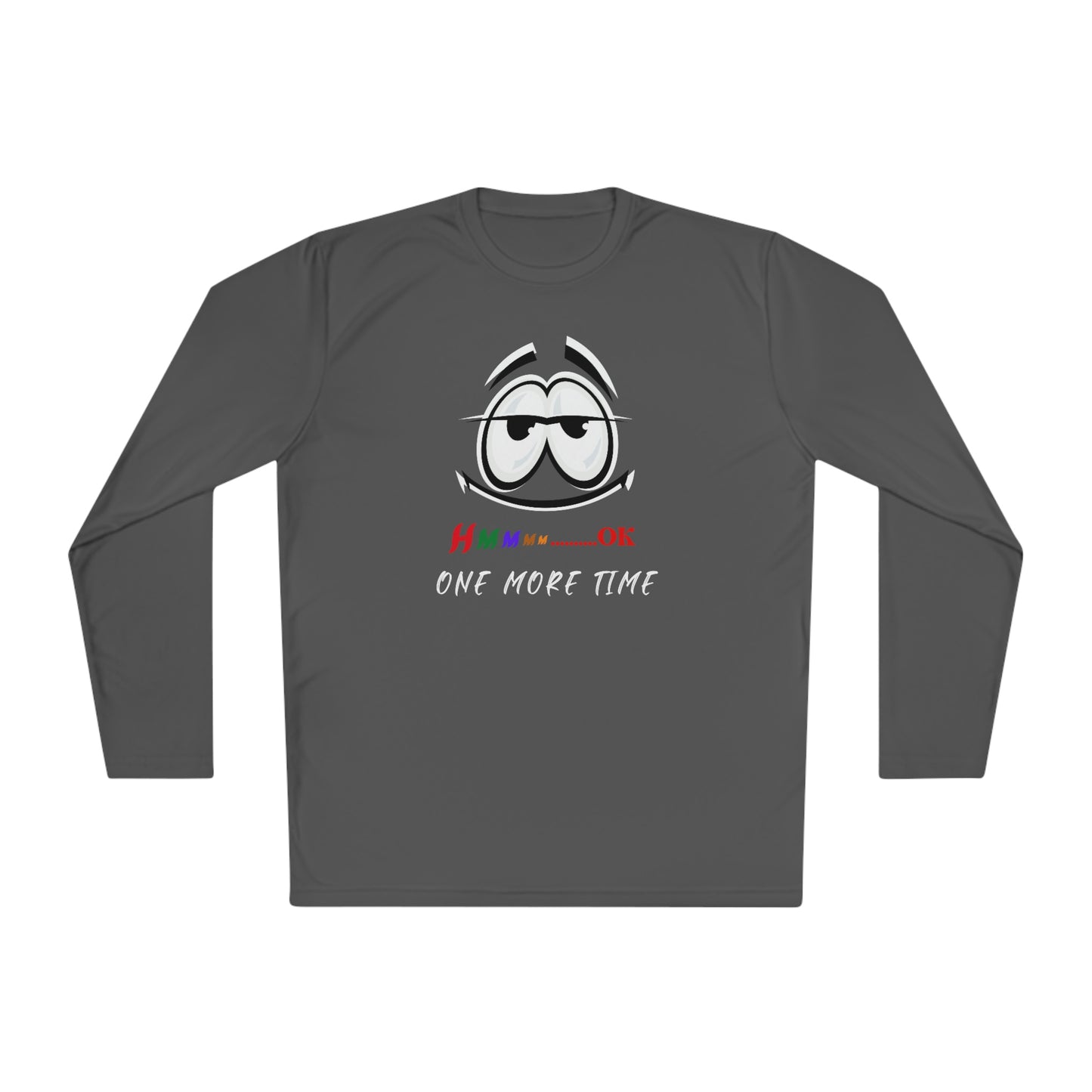 Hmmm, Unisex Lightweight Long Sleeve Tee