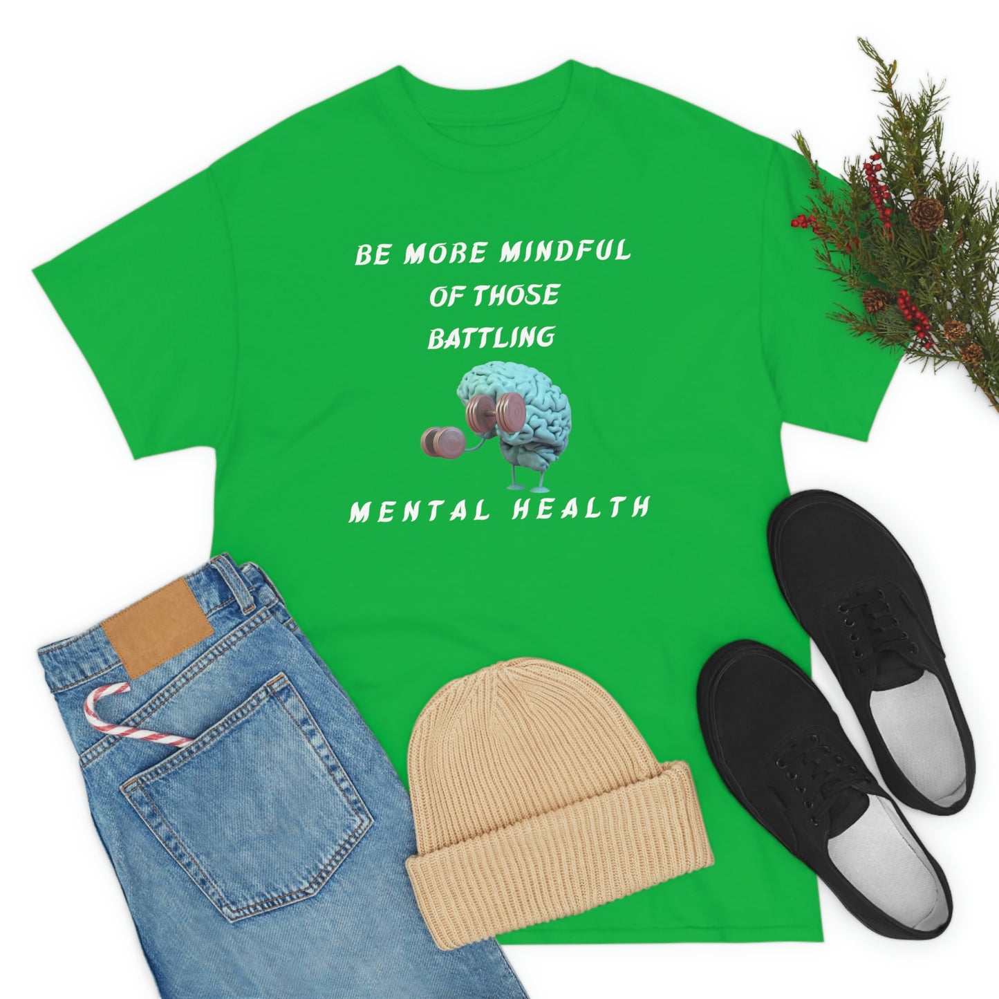 Mental Health Unisex Heavy Cotton Tee