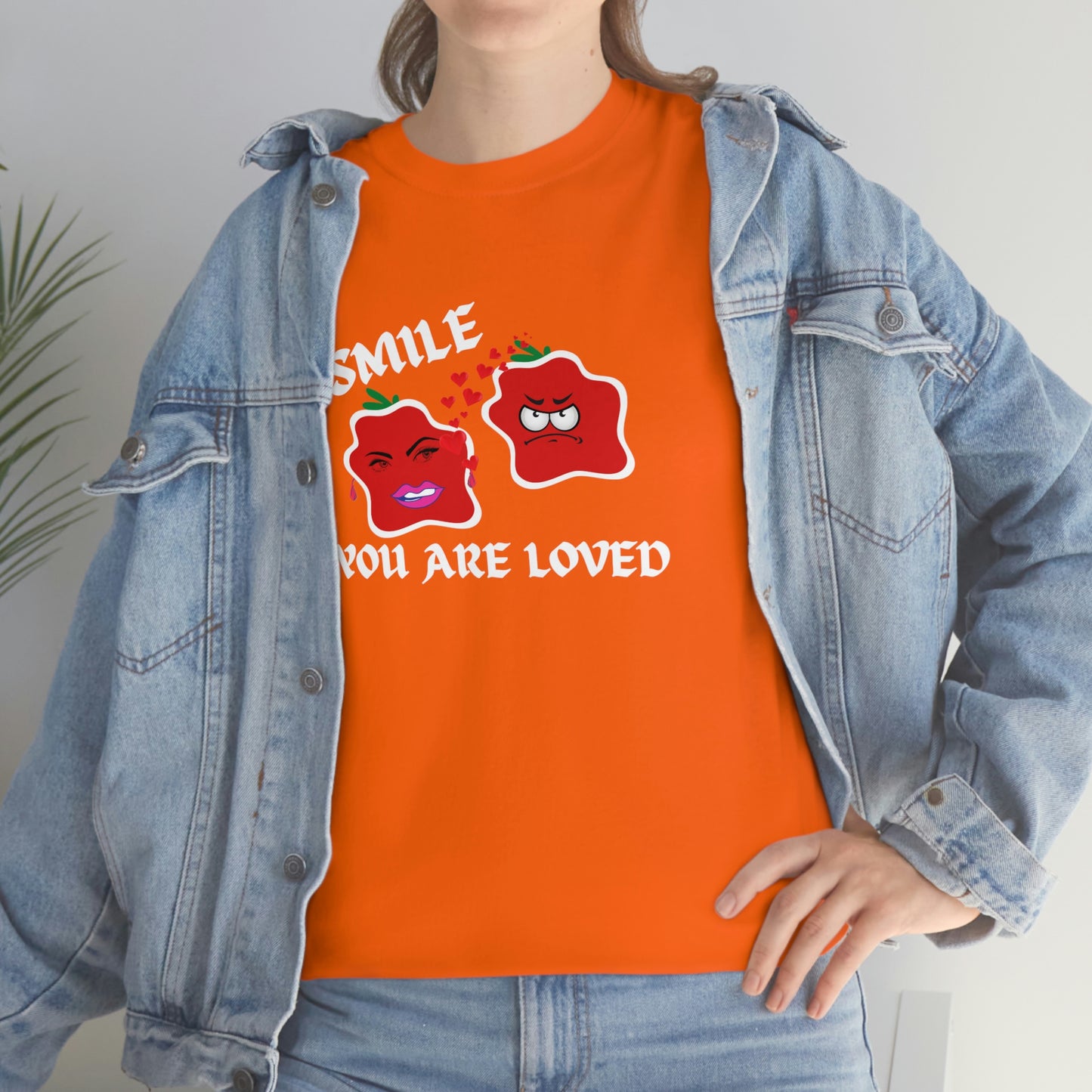 Smile, You Are Loved Unisex Heavy Cotton Tee