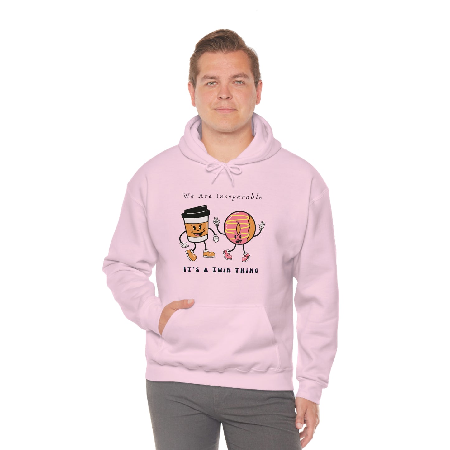 Twin, Unisex Heavy Blend™ Hooded Sweatshirt