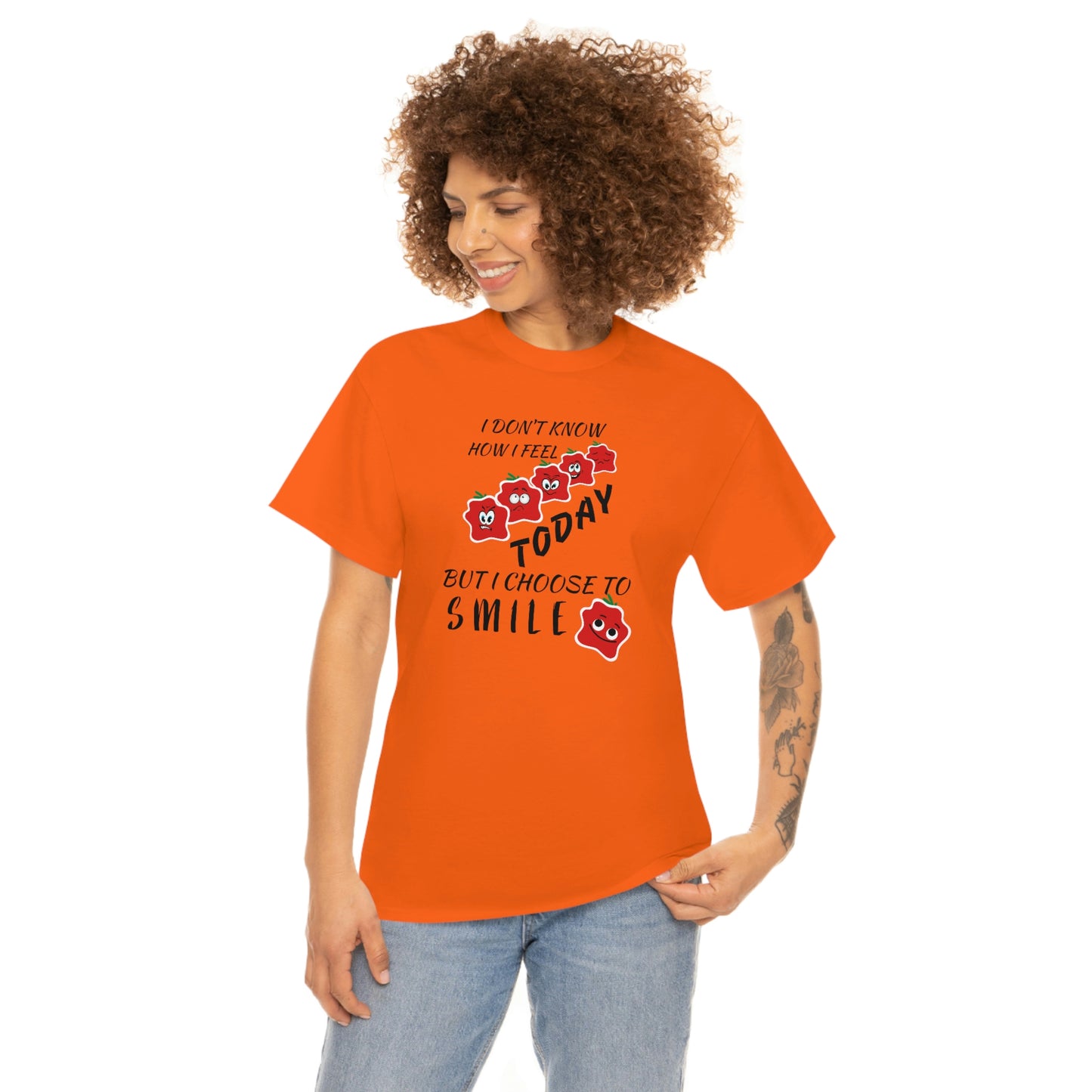 Smile Unisex Heavy Cotton Tee