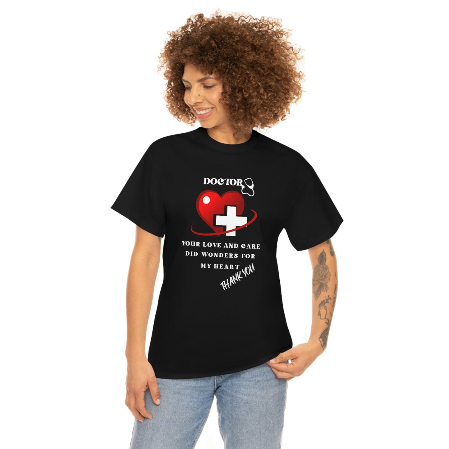 Medical, CVICU, EKG, Unisex Heavy Cotton Tee