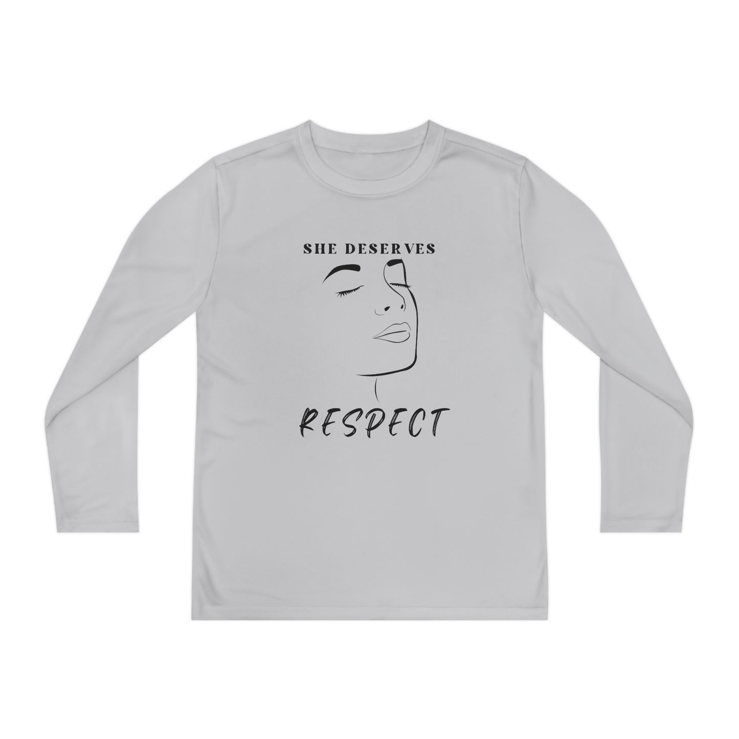 Vibes, Youth Long Sleeve Competitor Tee