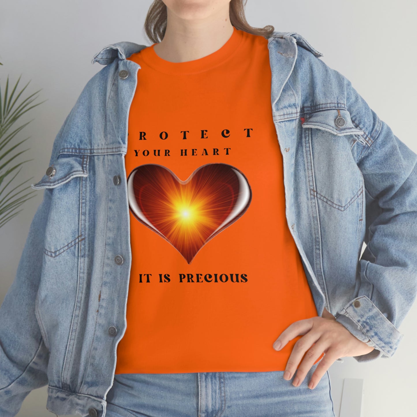 Protect Your Heart Unisex Heavy Cotton Tee