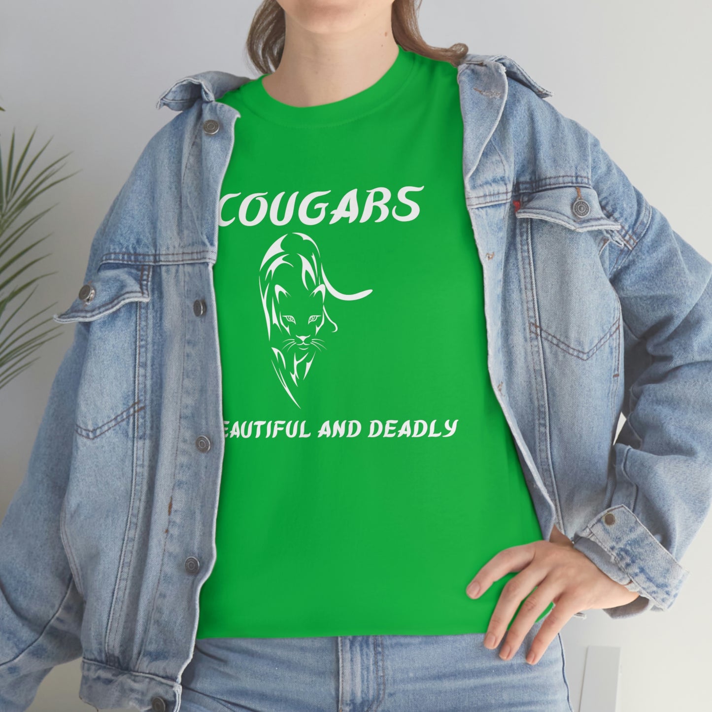 Cougars Unisex Heavy Cotton Tee