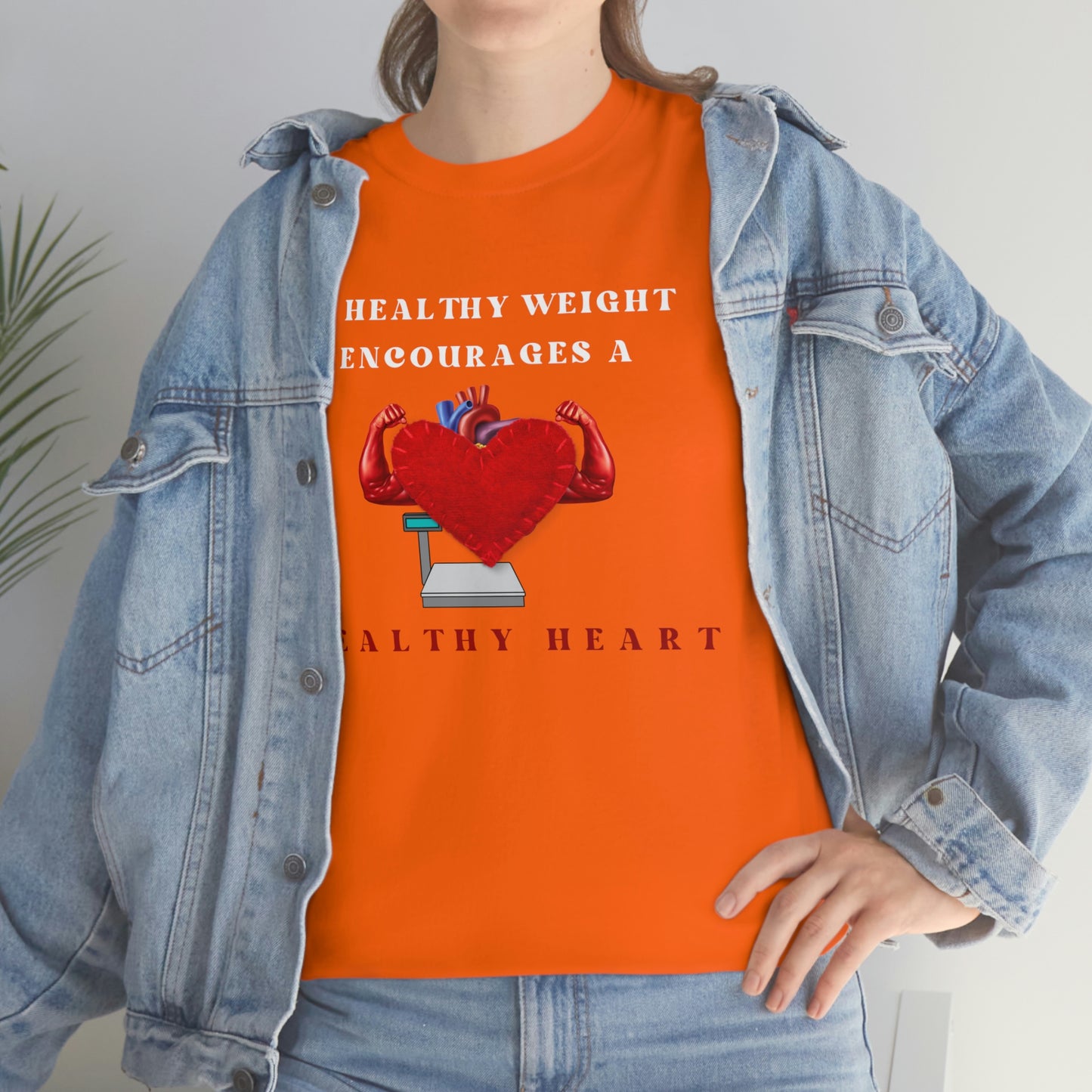 Healthy Heart Unisex Heavy Cotton Tee