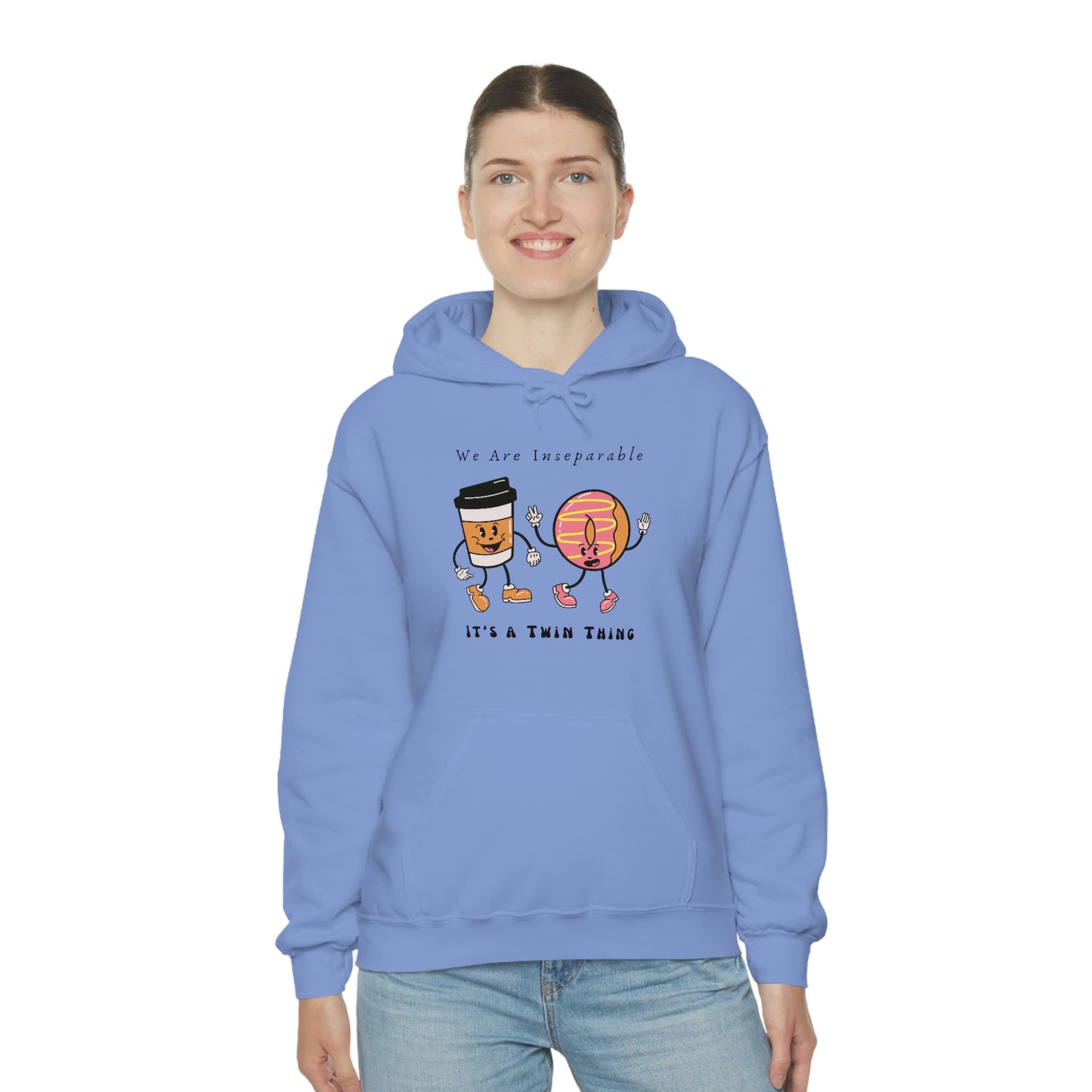 Twin, Unisex Heavy Blend™ Hooded Sweatshirt