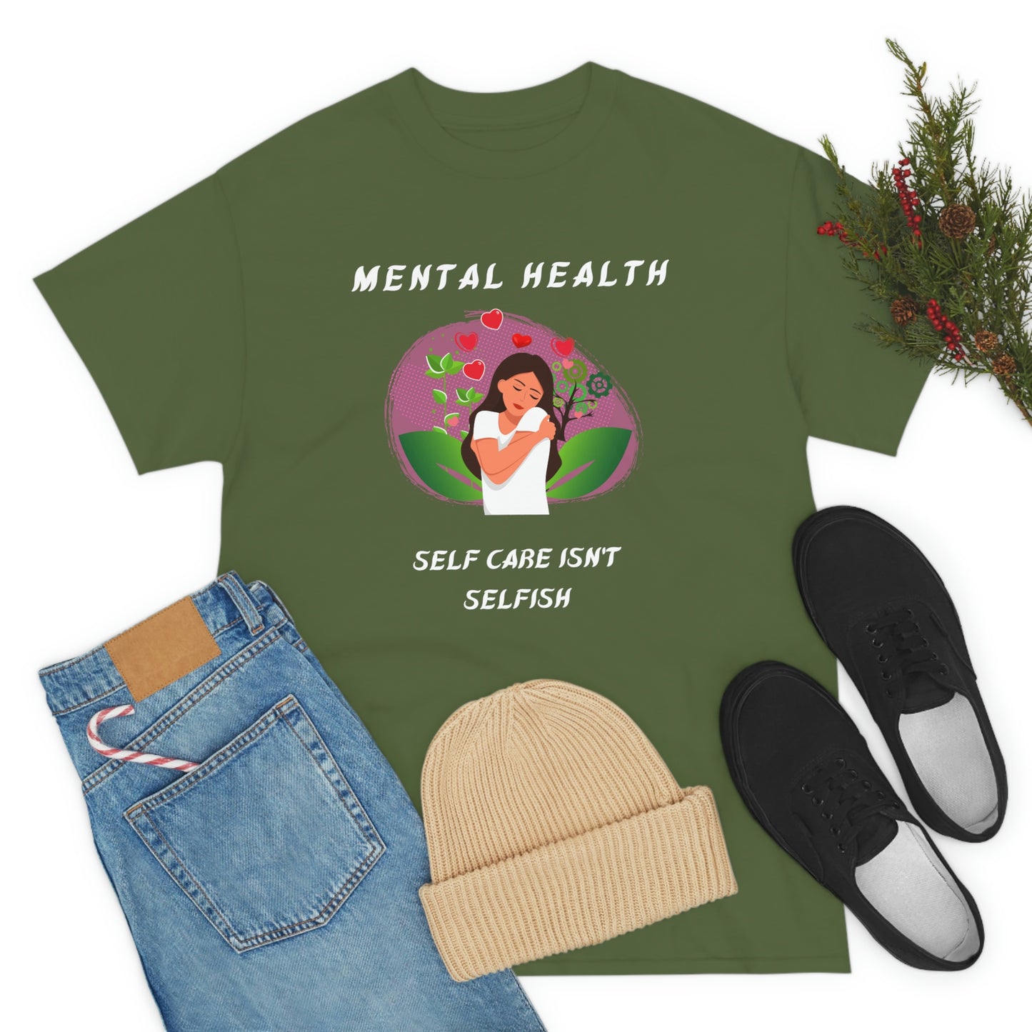 Mental Health Unisex Heavy Cotton Tee