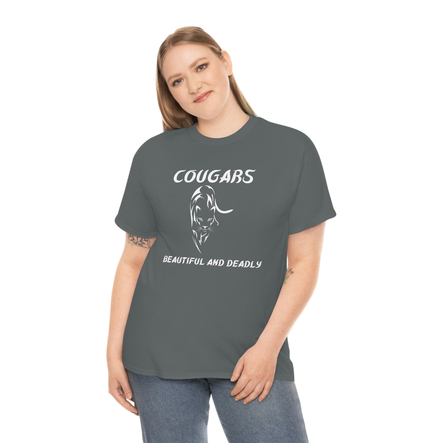 Cougars Unisex Heavy Cotton Tee