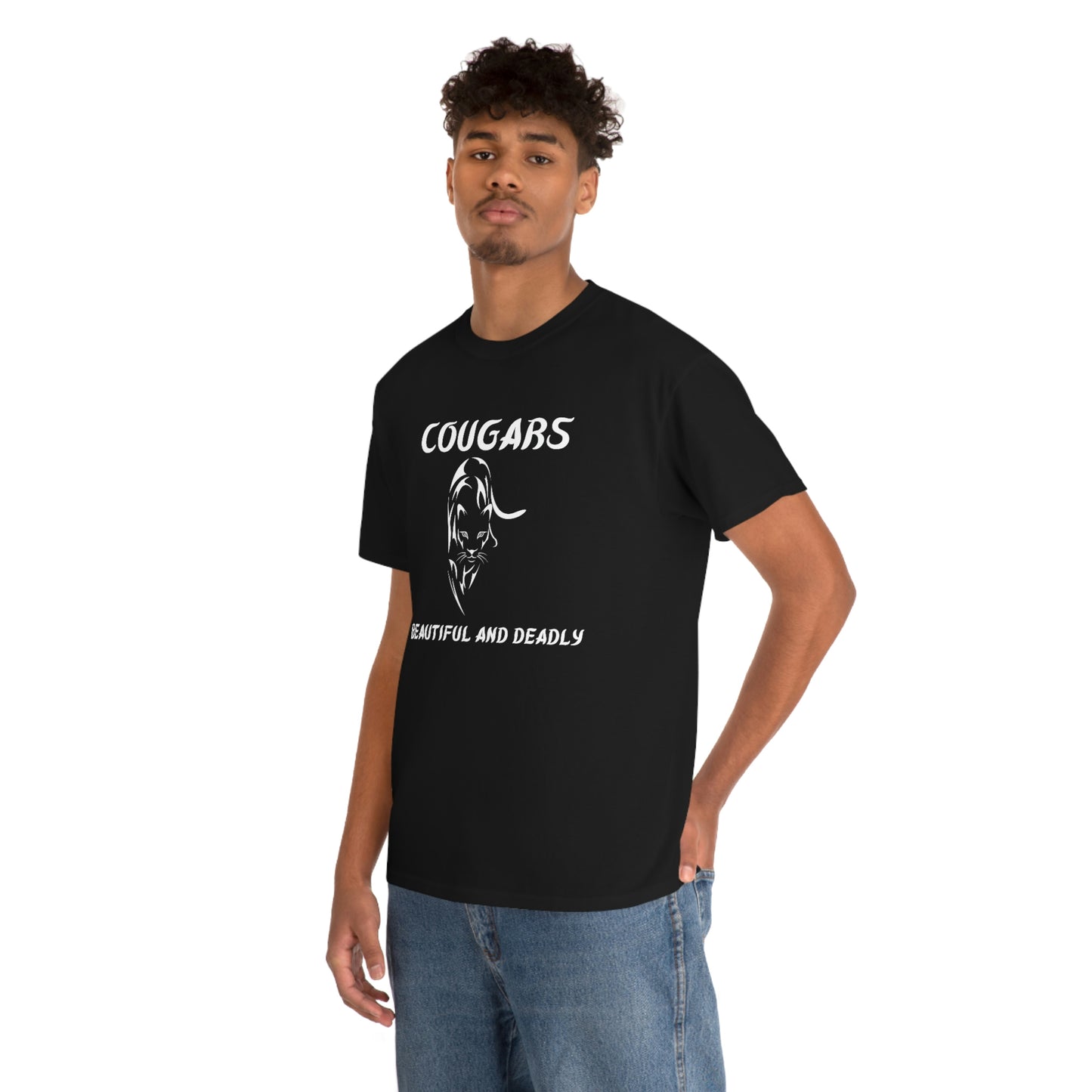 Cougars Unisex Heavy Cotton Tee