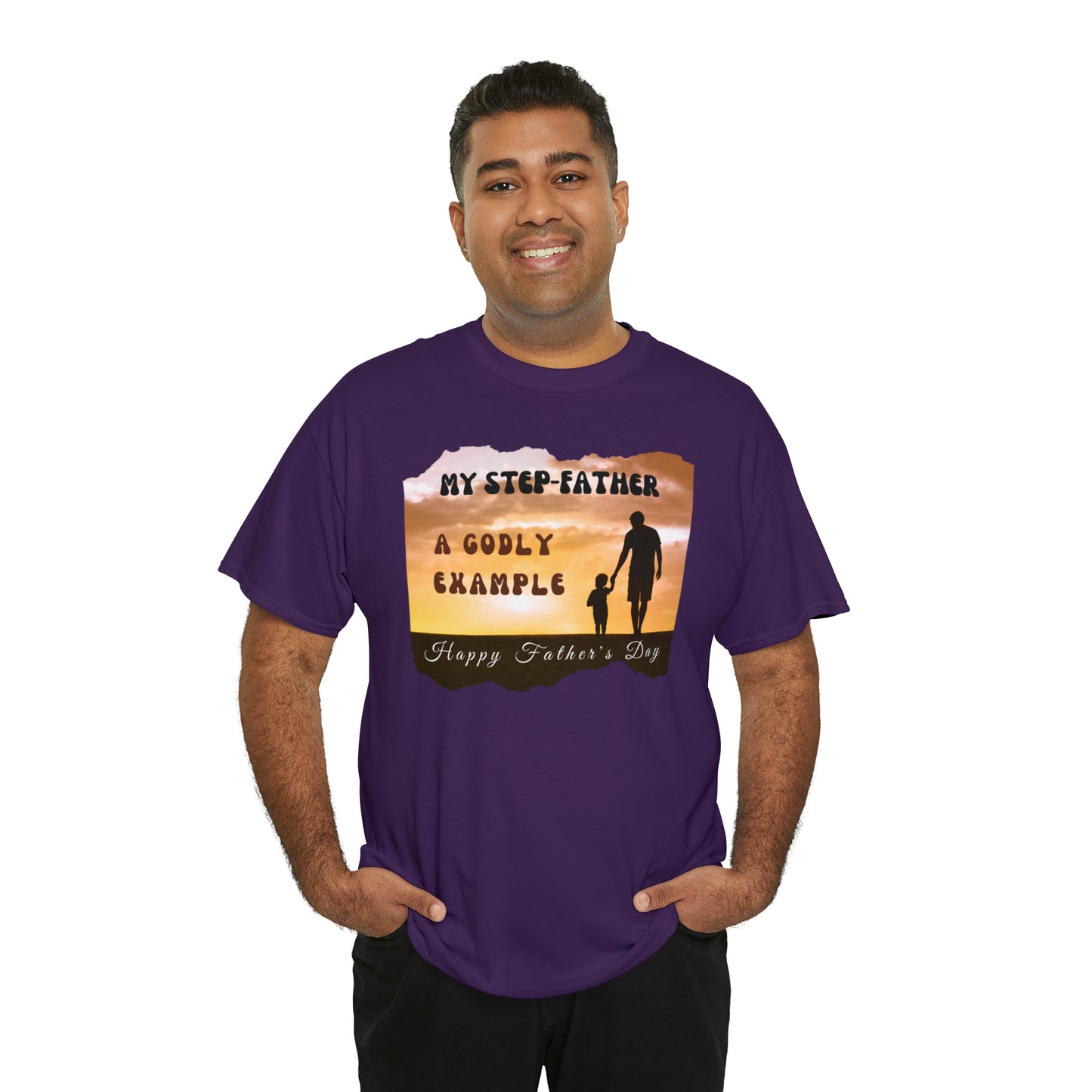 Exotic Print Father's Day Unisex Heavy Cotton Tee