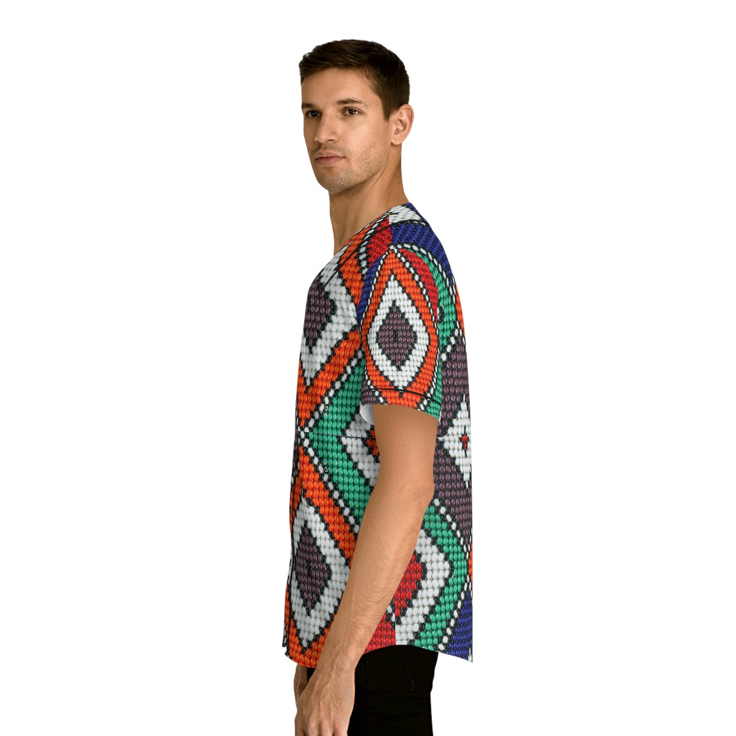 Exotic Print Baseball Jersey