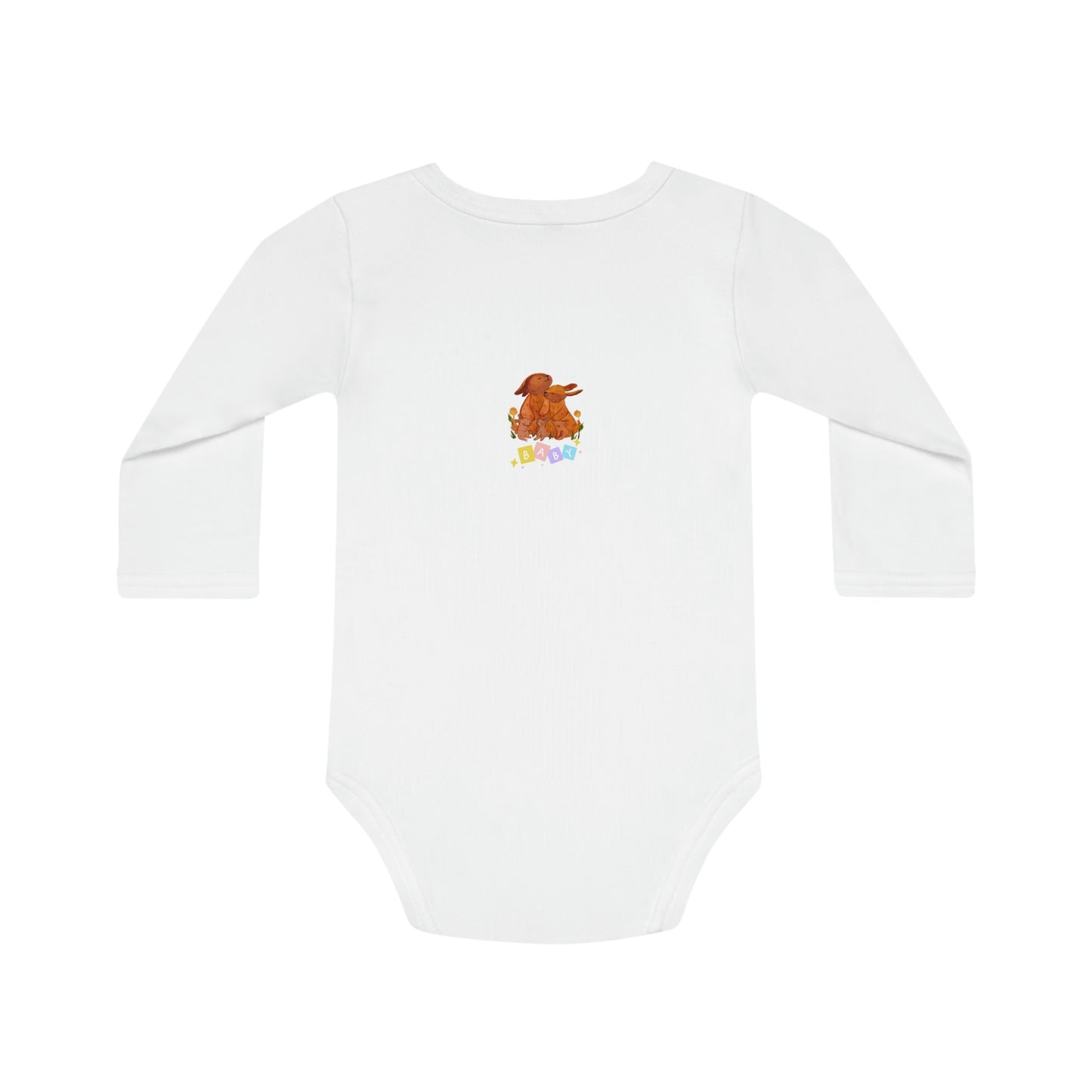 Baby Talk, Baby Long-Sleeve Organic Bodysuit