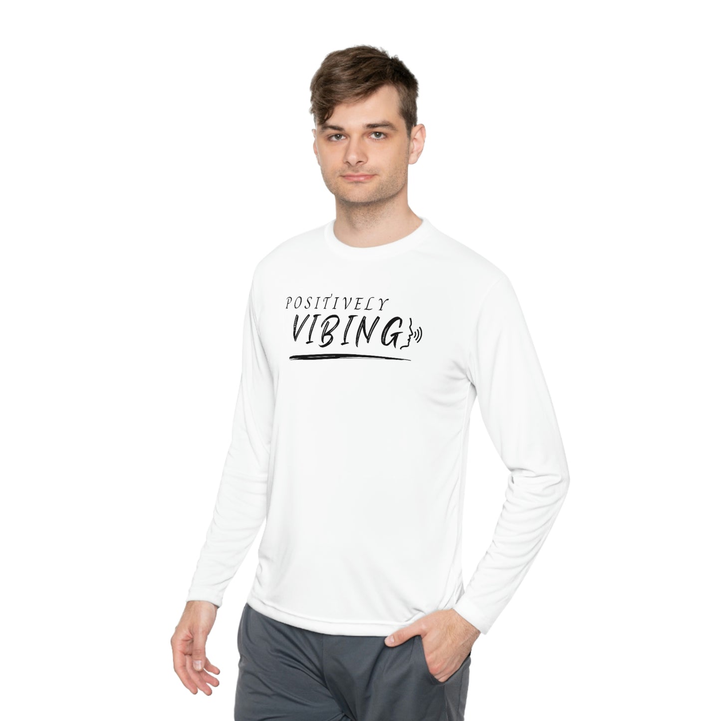 Vibe, Unisex Lightweight Long Sleeve Tee