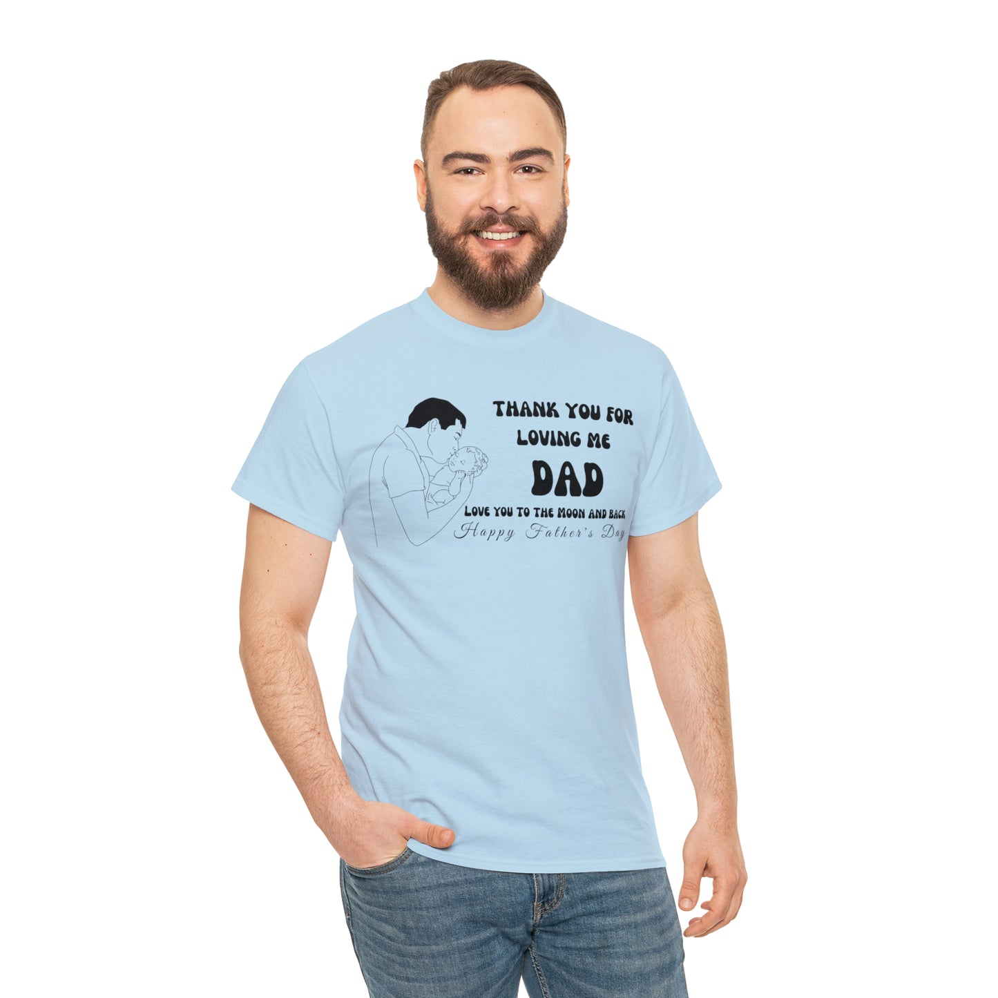 Exotic Print Father's Day Unisex Heavy Cotton Tee