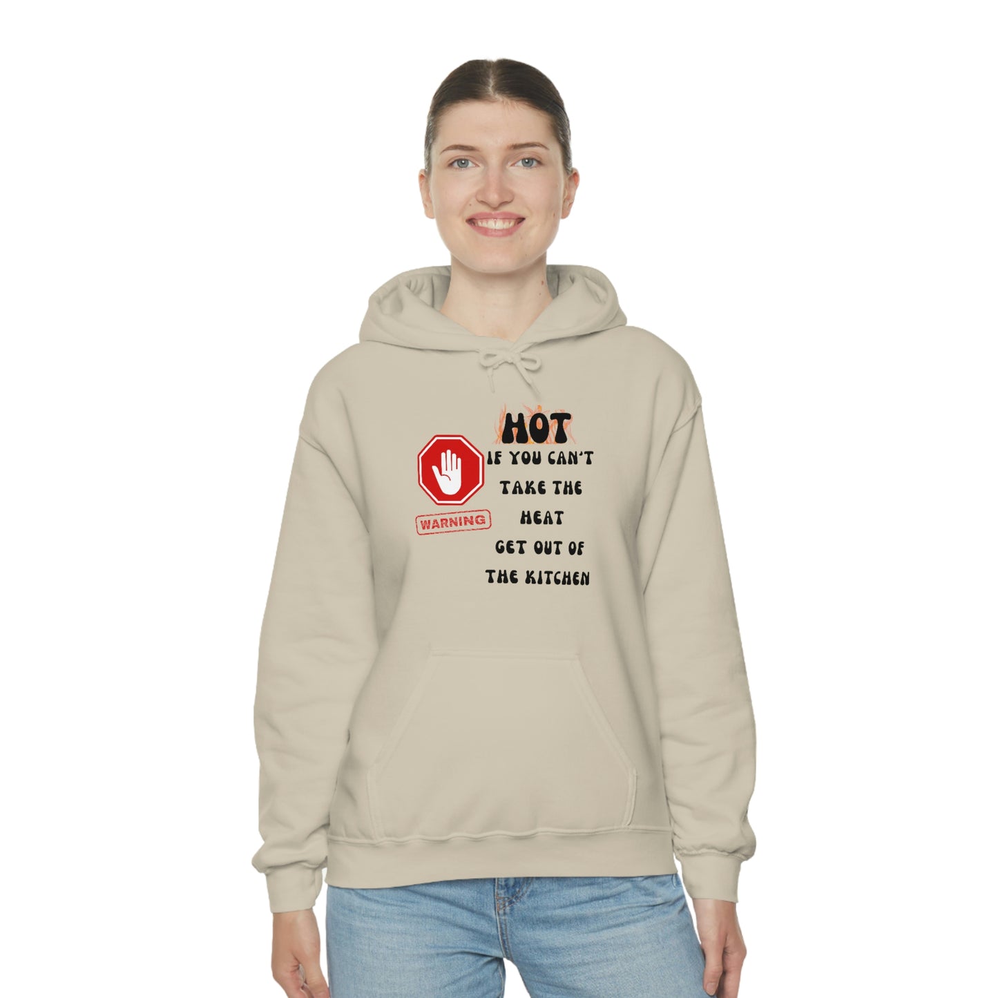 Warning, Unisex Heavy Blend™ Hooded Sweatshirt