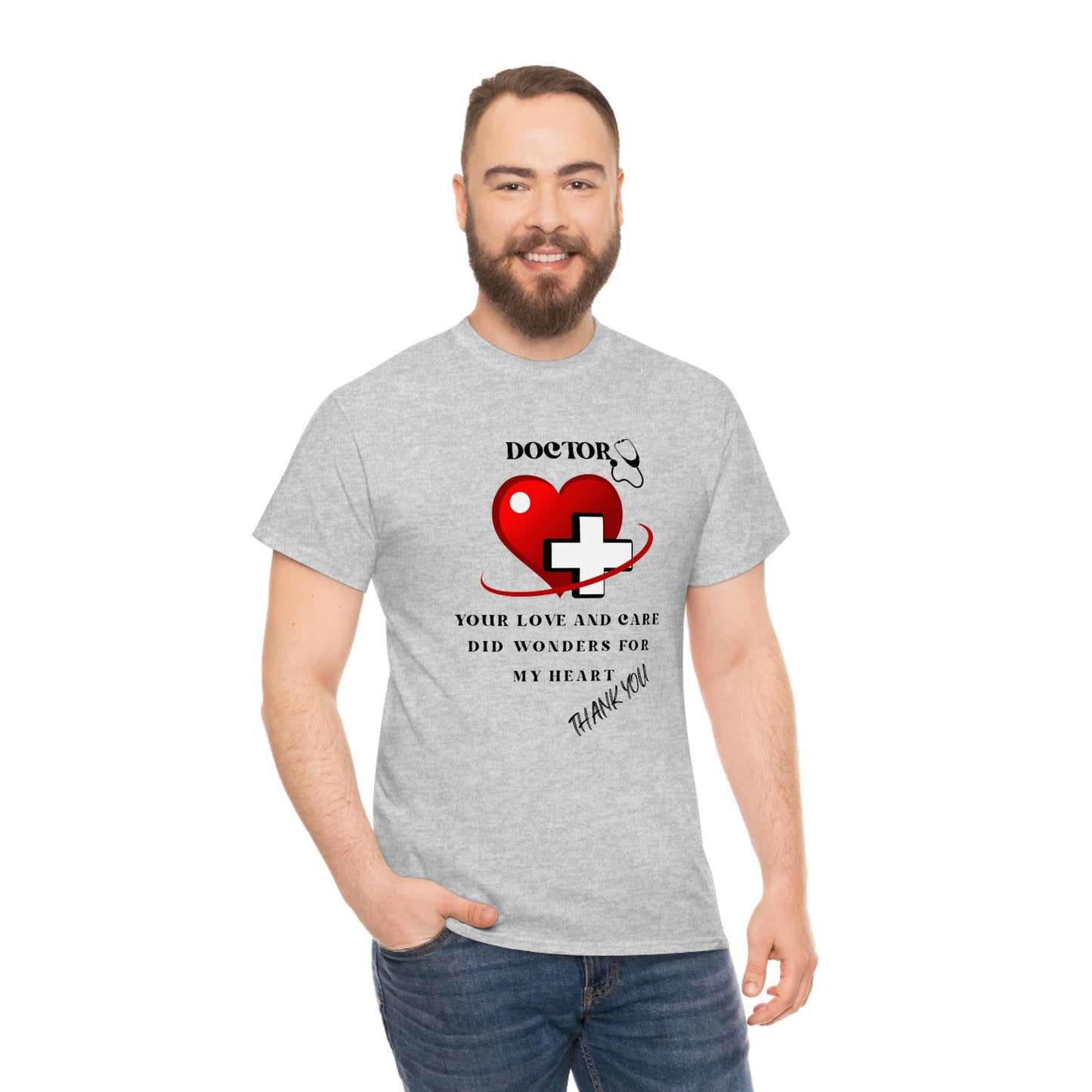 Medical, CVICU, EKG, Unisex Heavy Cotton Tee