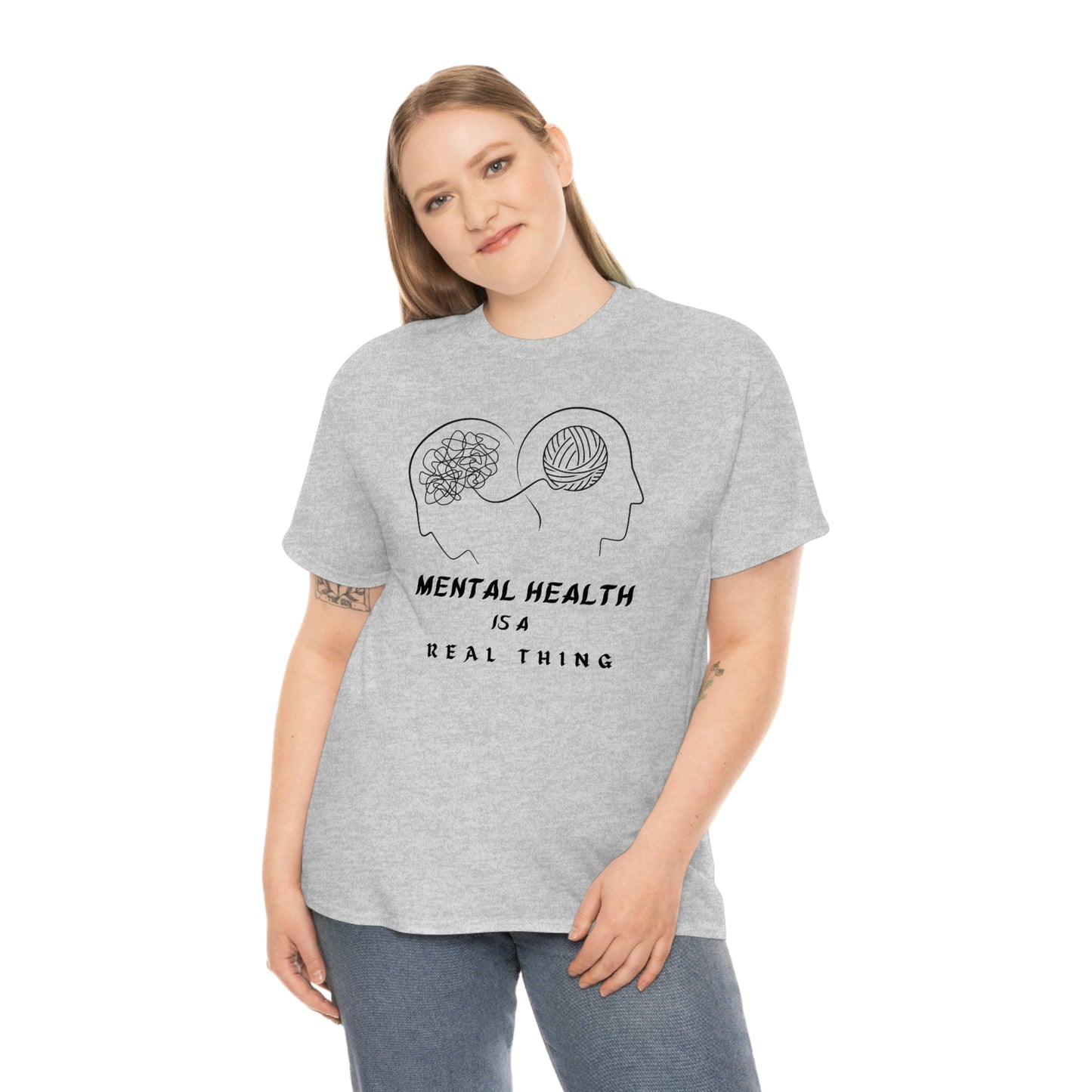 Mental Health Unisex Heavy Cotton Tee