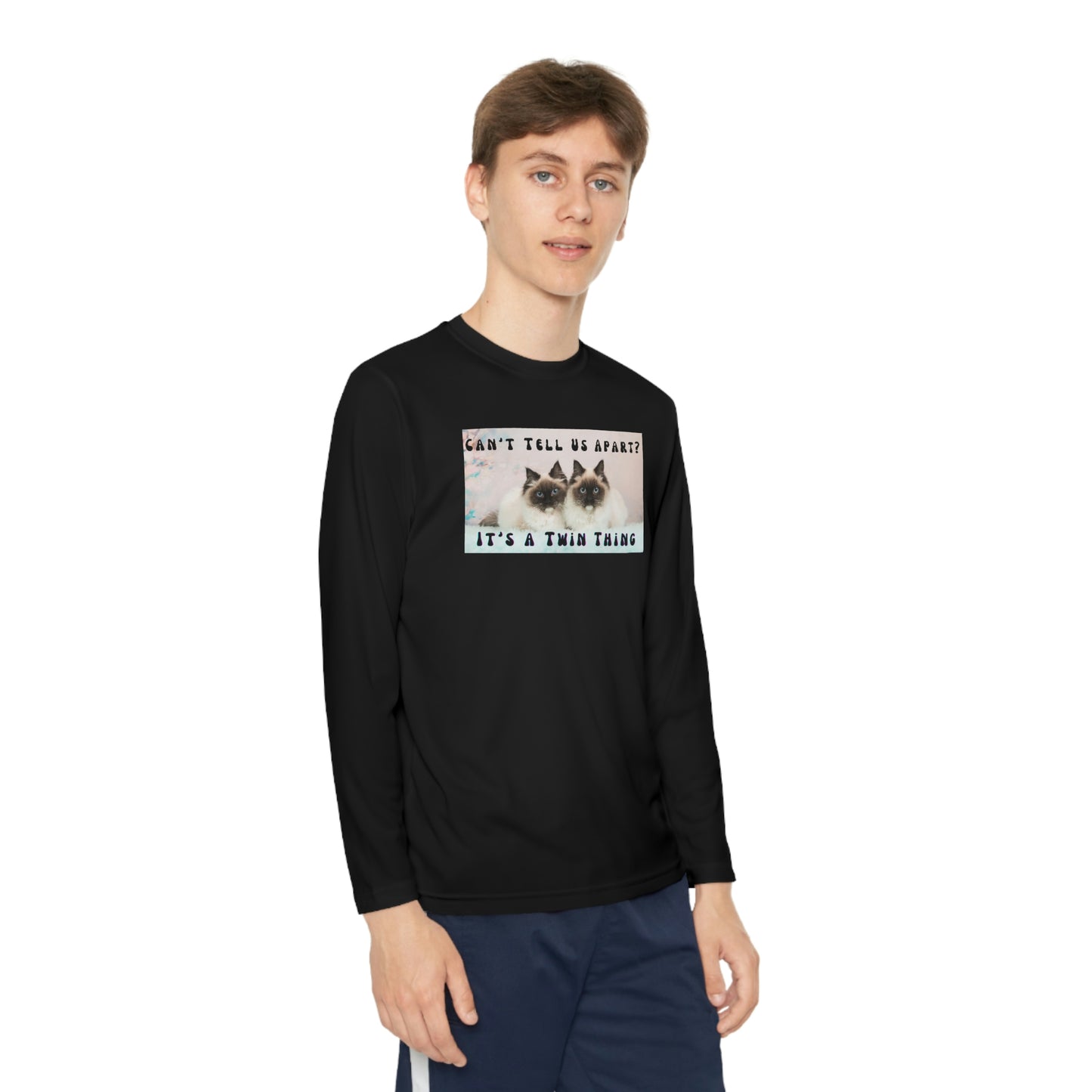 Twin, Youth Long Sleeve Competitor Tee