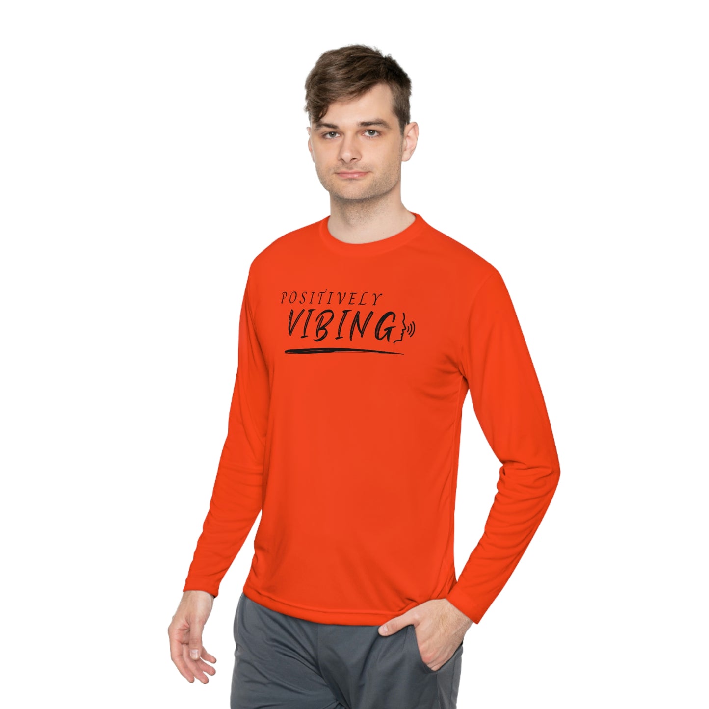 Vibe, Unisex Lightweight Long Sleeve Tee