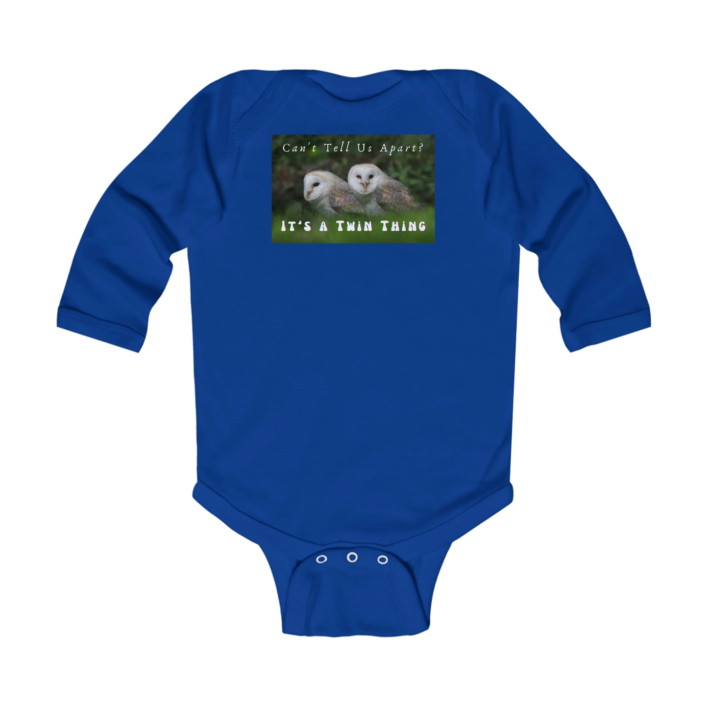 Baby Talk, Twin, Infant Long Sleeve Bodysuit