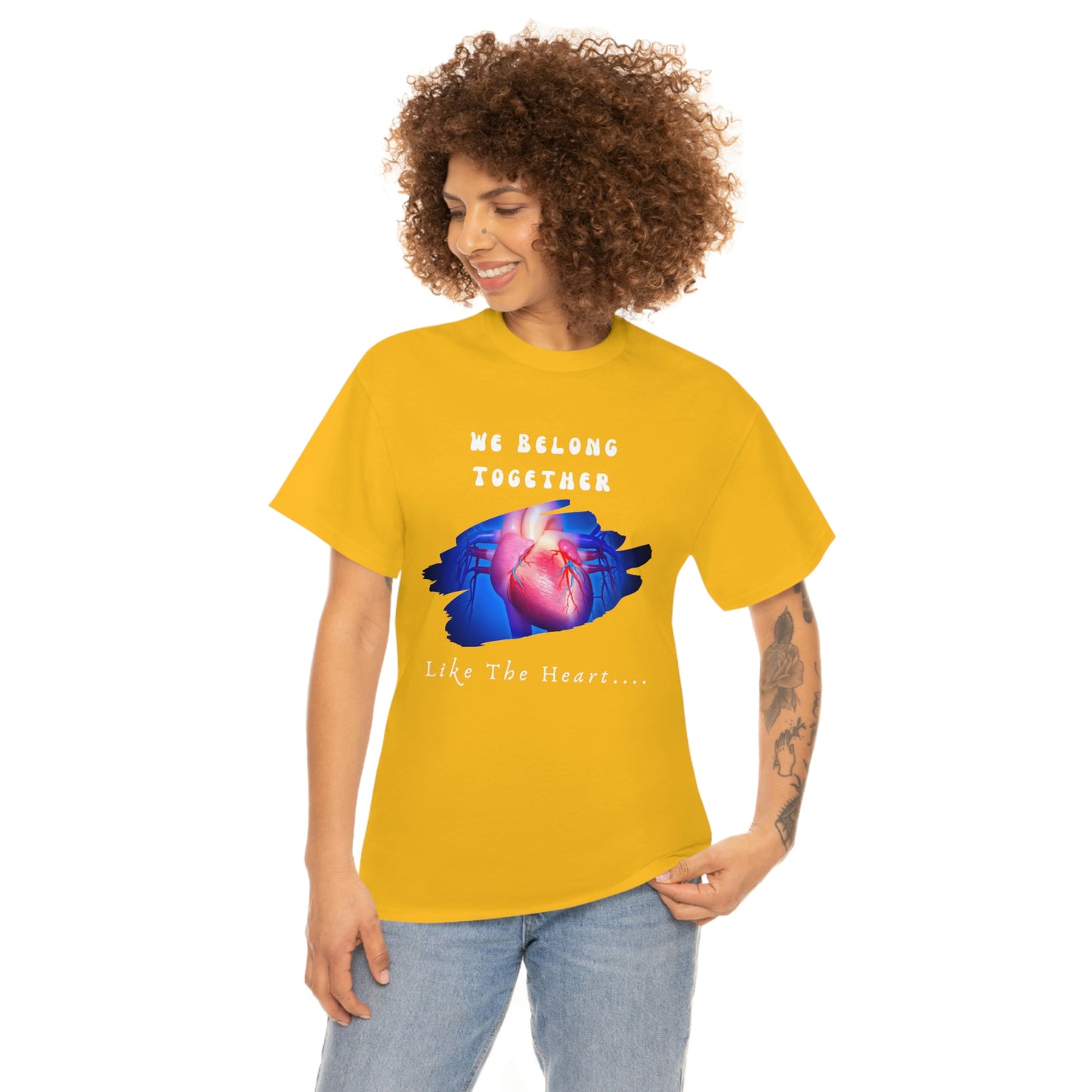 Stronger Together, Love, Unisex Heavy Cotton Tee