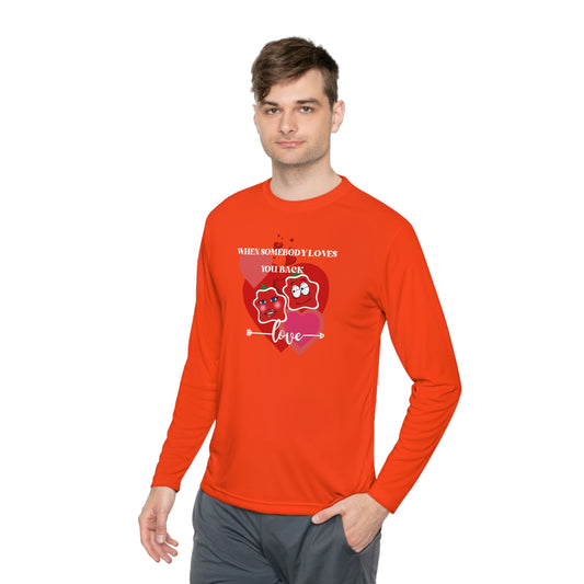 Smile Unisex Lightweight Long Sleeve Tee