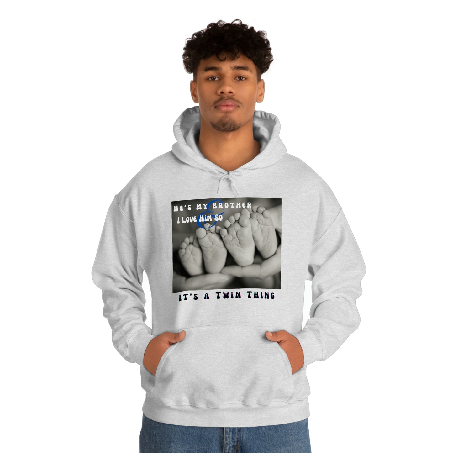 Twin, Unisex Heavy Blend™ Hooded Sweatshirt