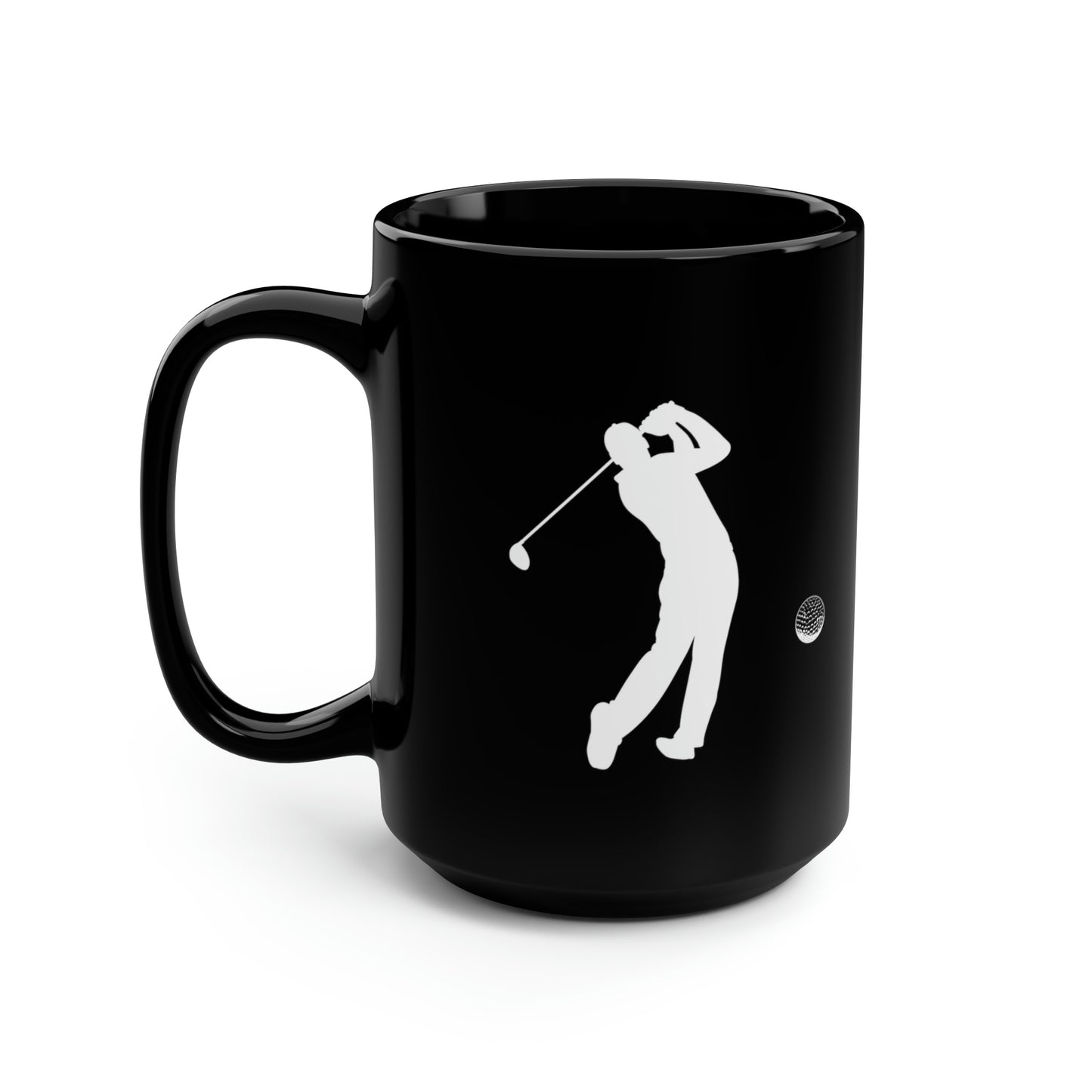 Golf Black Mug, 15oz