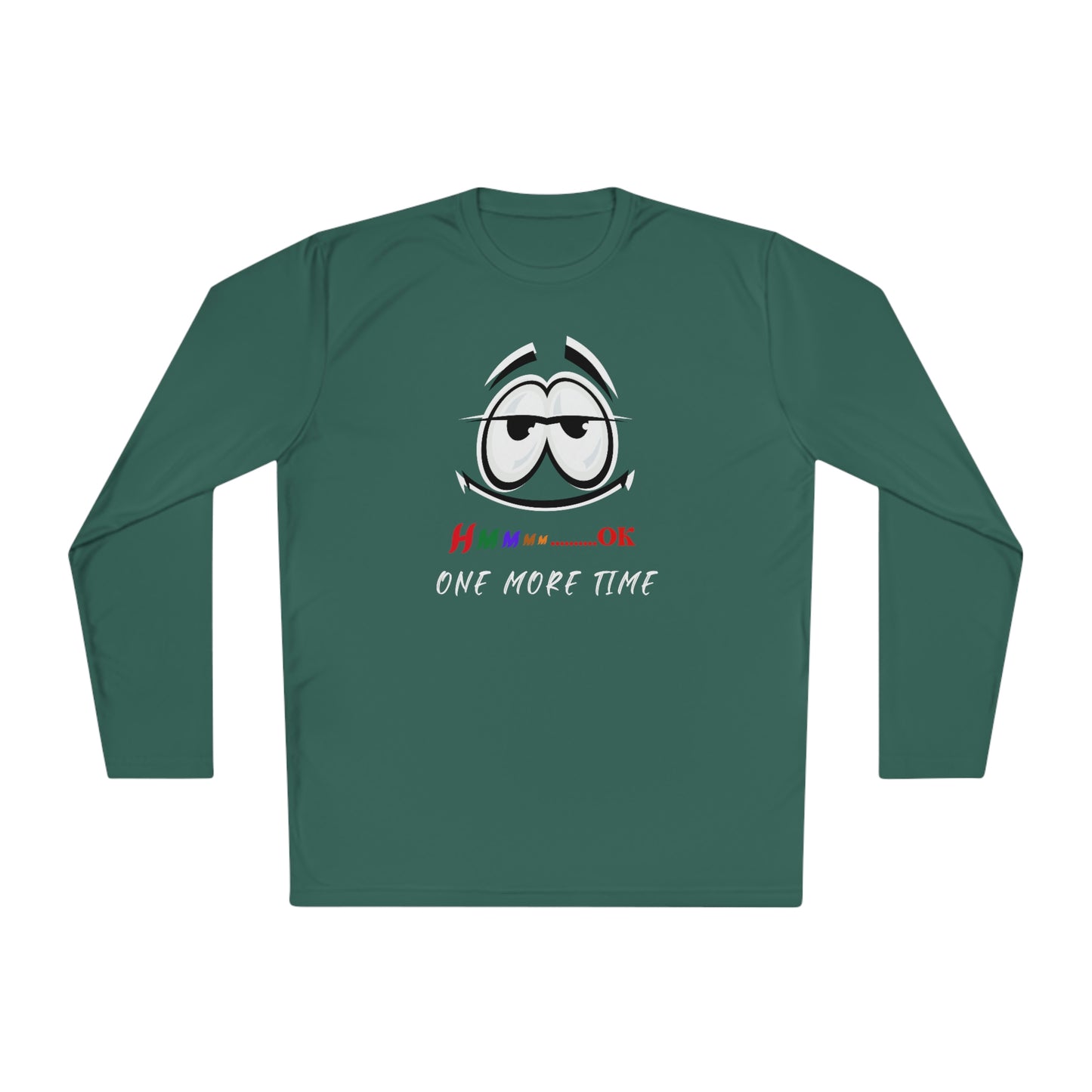 Hmmm, Unisex Lightweight Long Sleeve Tee