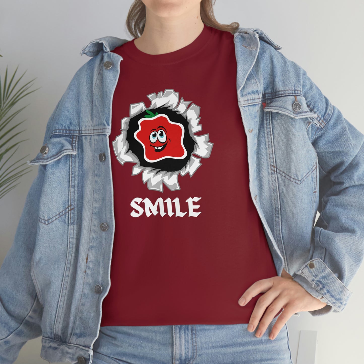 Smile Unisex Heavy Cotton Tee