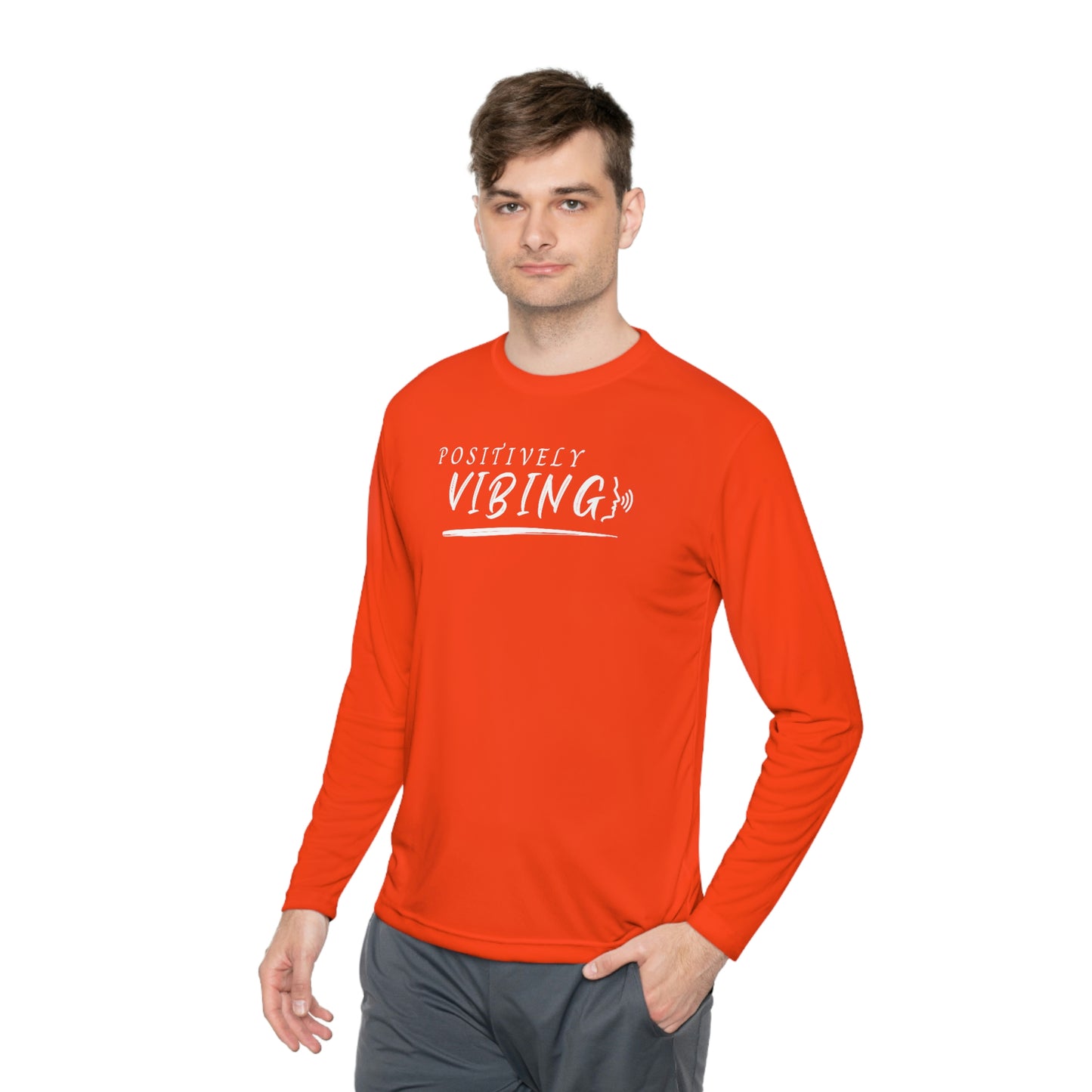 Vibe, Unisex Lightweight Long Sleeve Tee