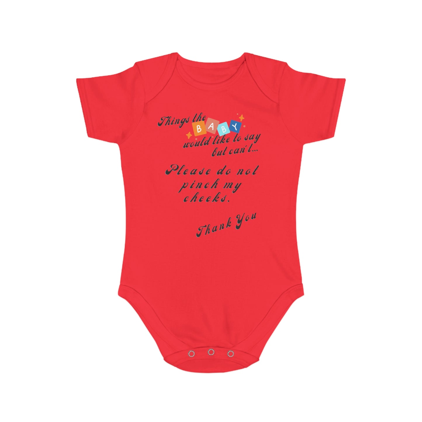 Baby Talk, Short Sleeve Baby Bodysuit